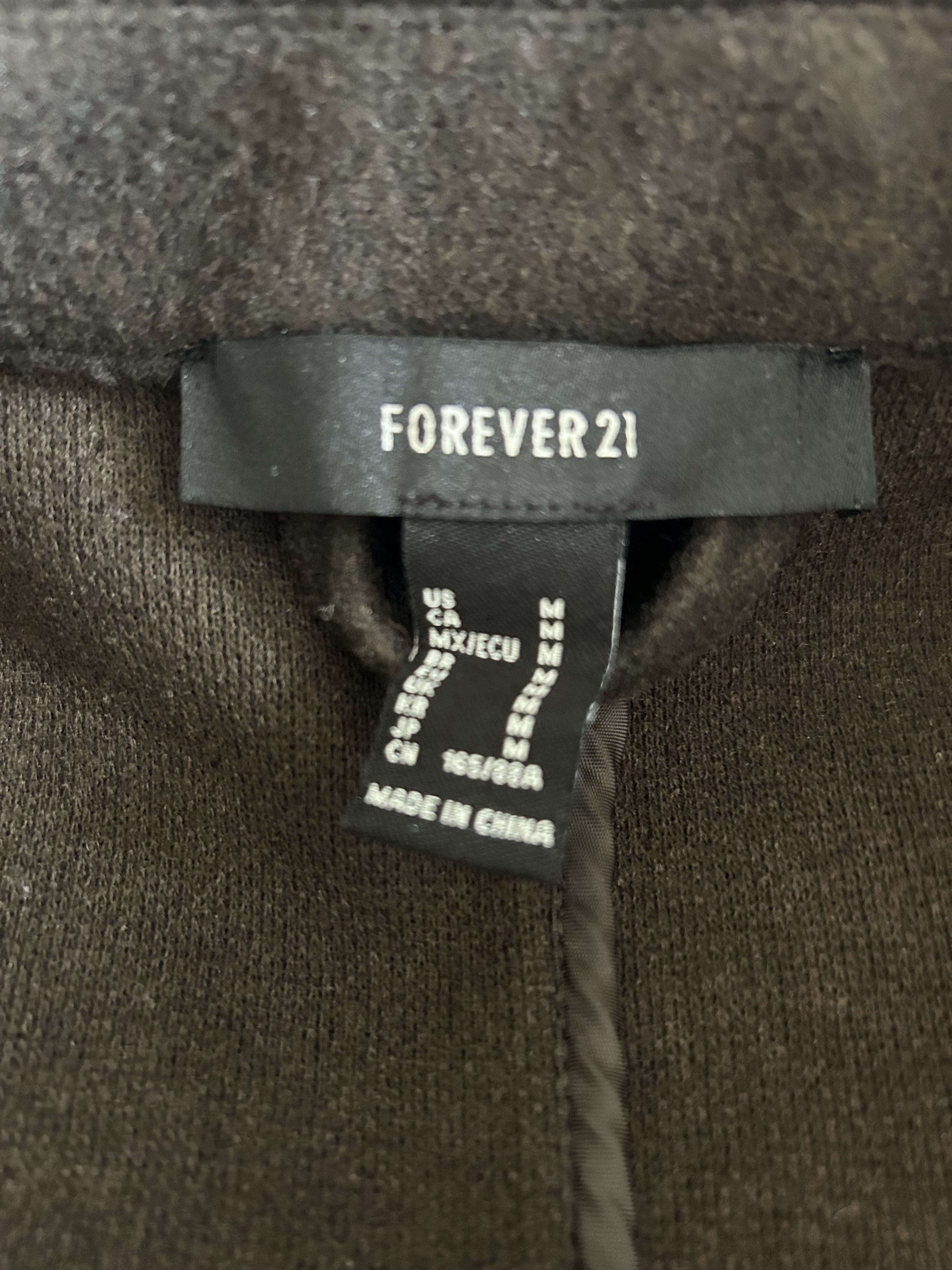 Forever 21 Forever 21 Dark Brown Shirt Jacket Shacket Size M Snap Size M / US 6-8 / IT 42-44 - 3 Thumbnail