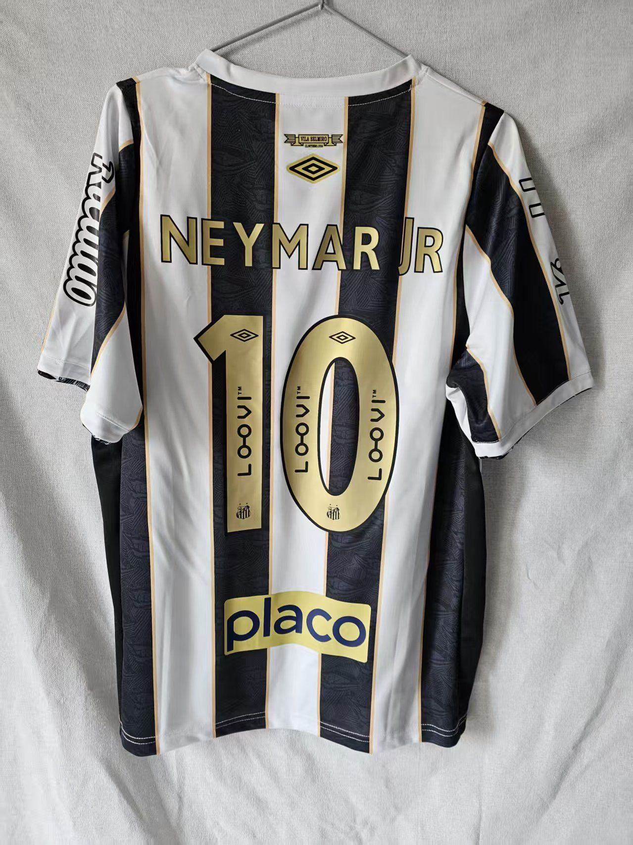 Other 2025 Santos FC 10 Neymar Jersey Black With White Size US XL / EU 56 / 4 - 2 Thumbnail