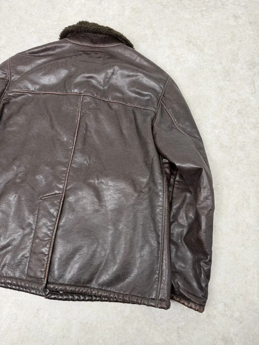 Armani 2000s Armani Brown Faux Shearling Jacket Size US M / EU 48-50 / 2 - 6 Thumbnail