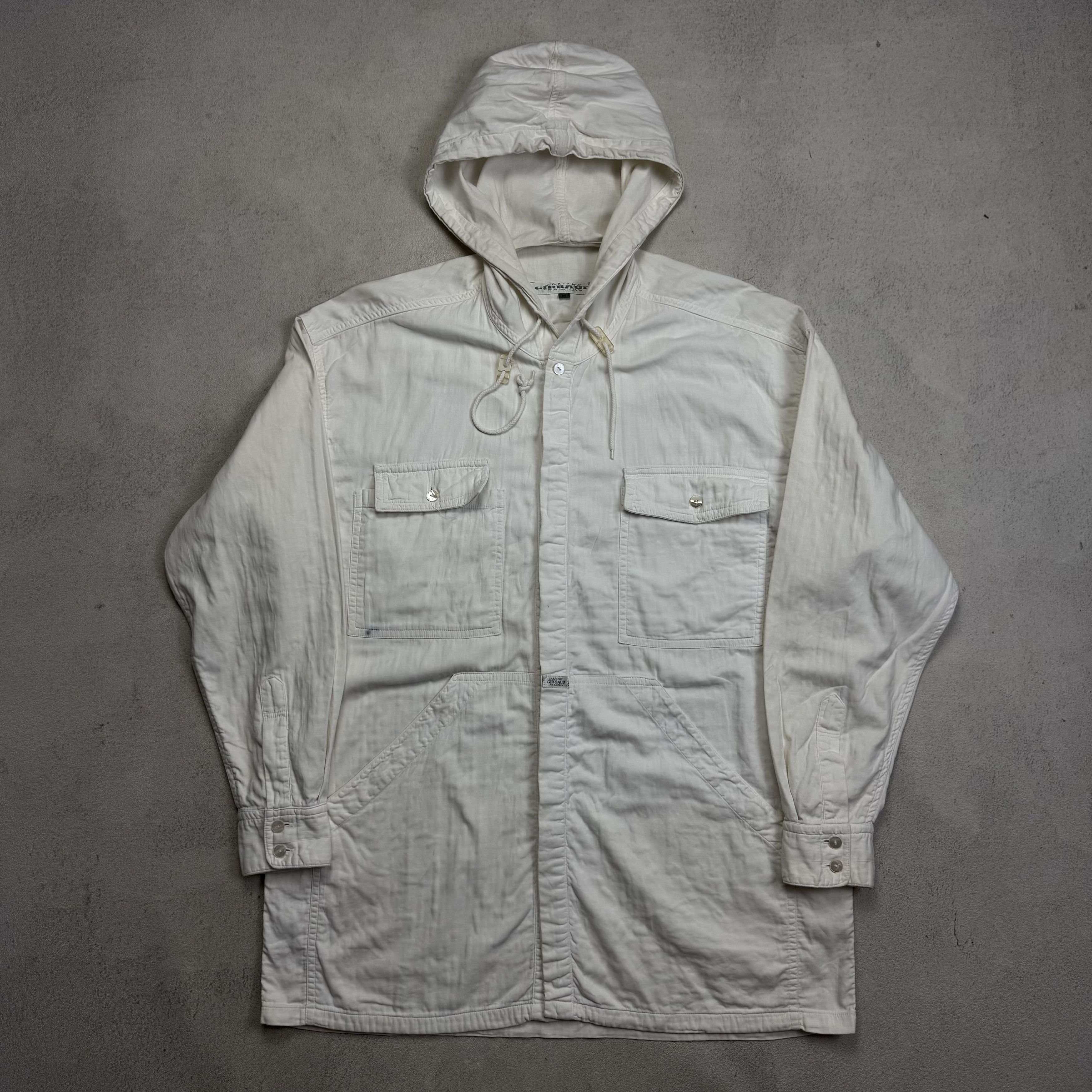 Marithe + Francois Girbaud Vintage Marithe Francois Girbaud Hooded Shirt Outer Size US M / EU 48-50 / 2 - 3 Thumbnail