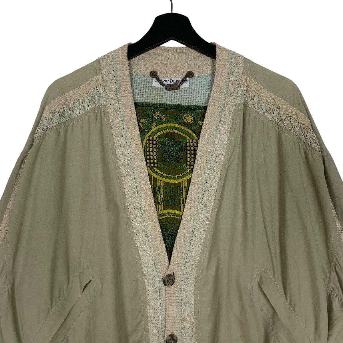 Designer Umberto Bilancioni Italian Designer Luxury Cardigan Size US L / EU 52-54 / 3 - 3 Thumbnail