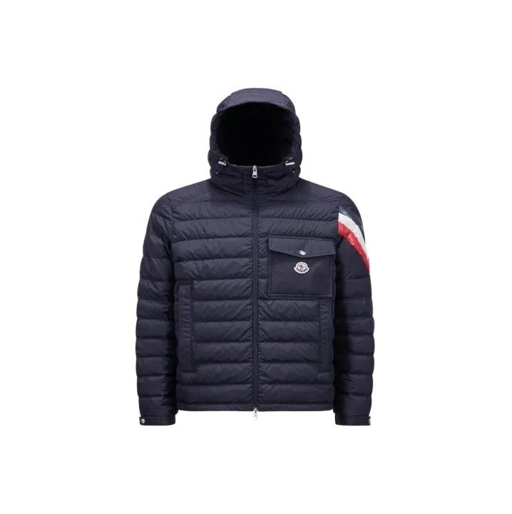 Moncler Moncler BERARD Logo Zip Hooded Down Jacket Size US L / EU 52-54 / 3 - 1 Thumbnail