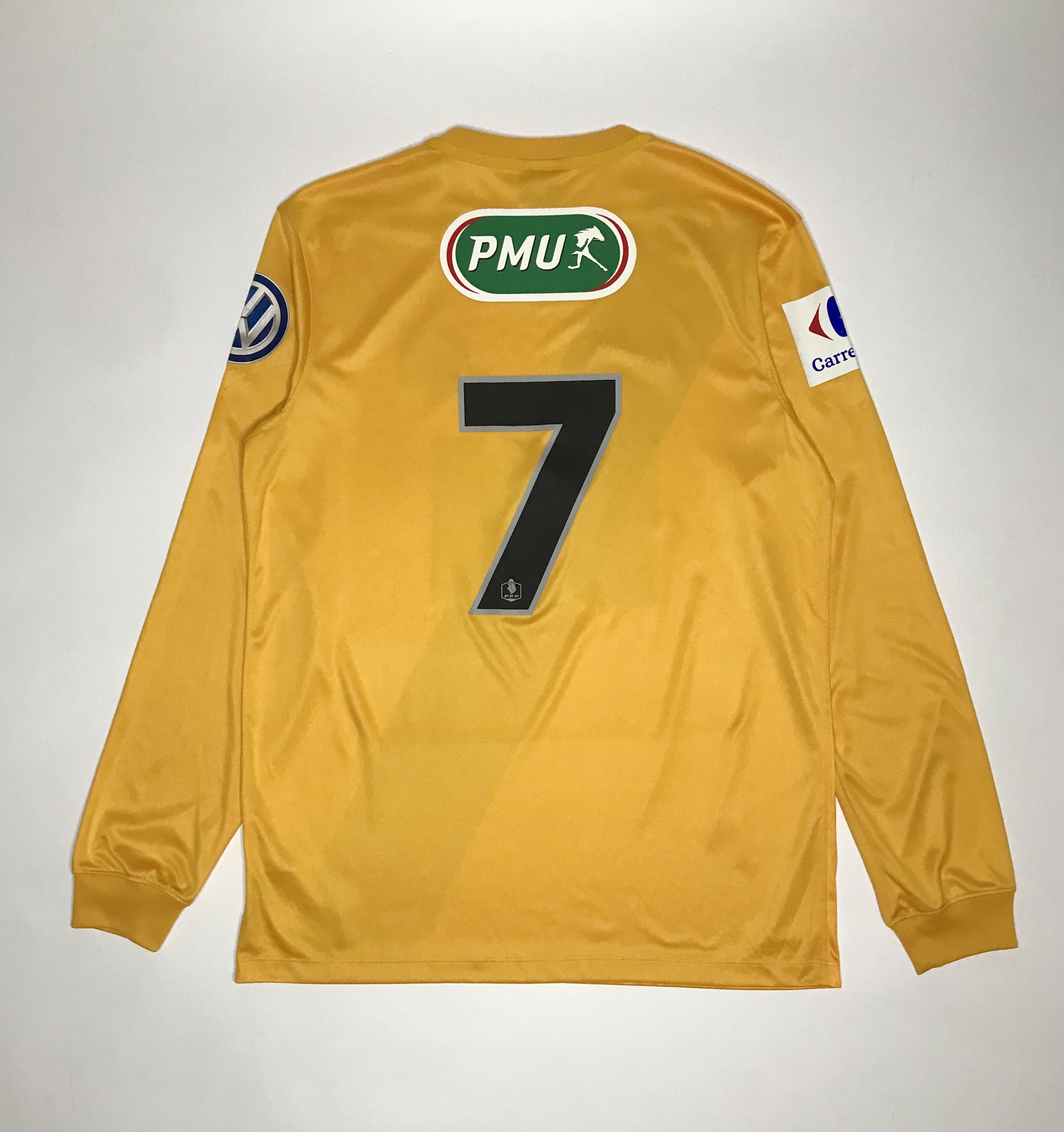 Nike Nike Coupe de France 2010 #7 PMU Football Long Sleeve Jersey Size US M / EU 48-50 / 2 - 3 Thumbnail
