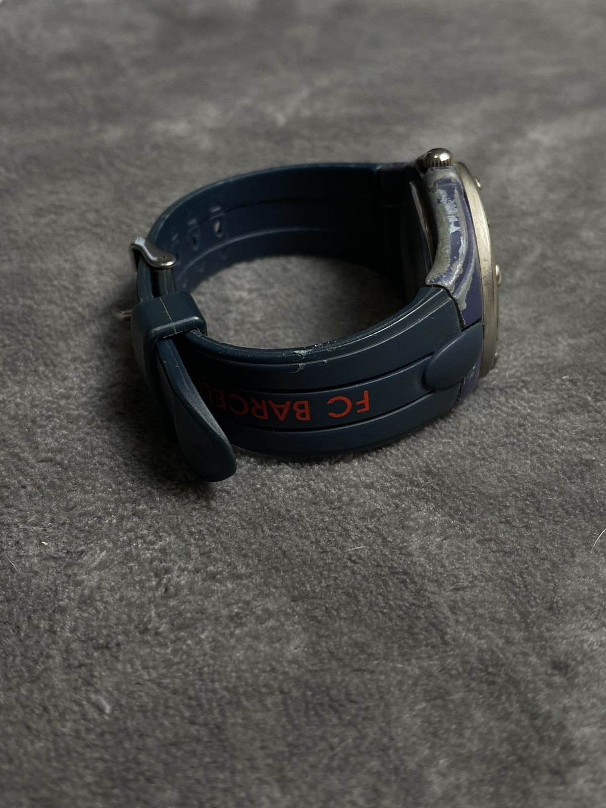 Jewelry Futuristic Vintage Japanese FC Barcelona Watch | Work 100% Size ONE SIZE - 5 Thumbnail