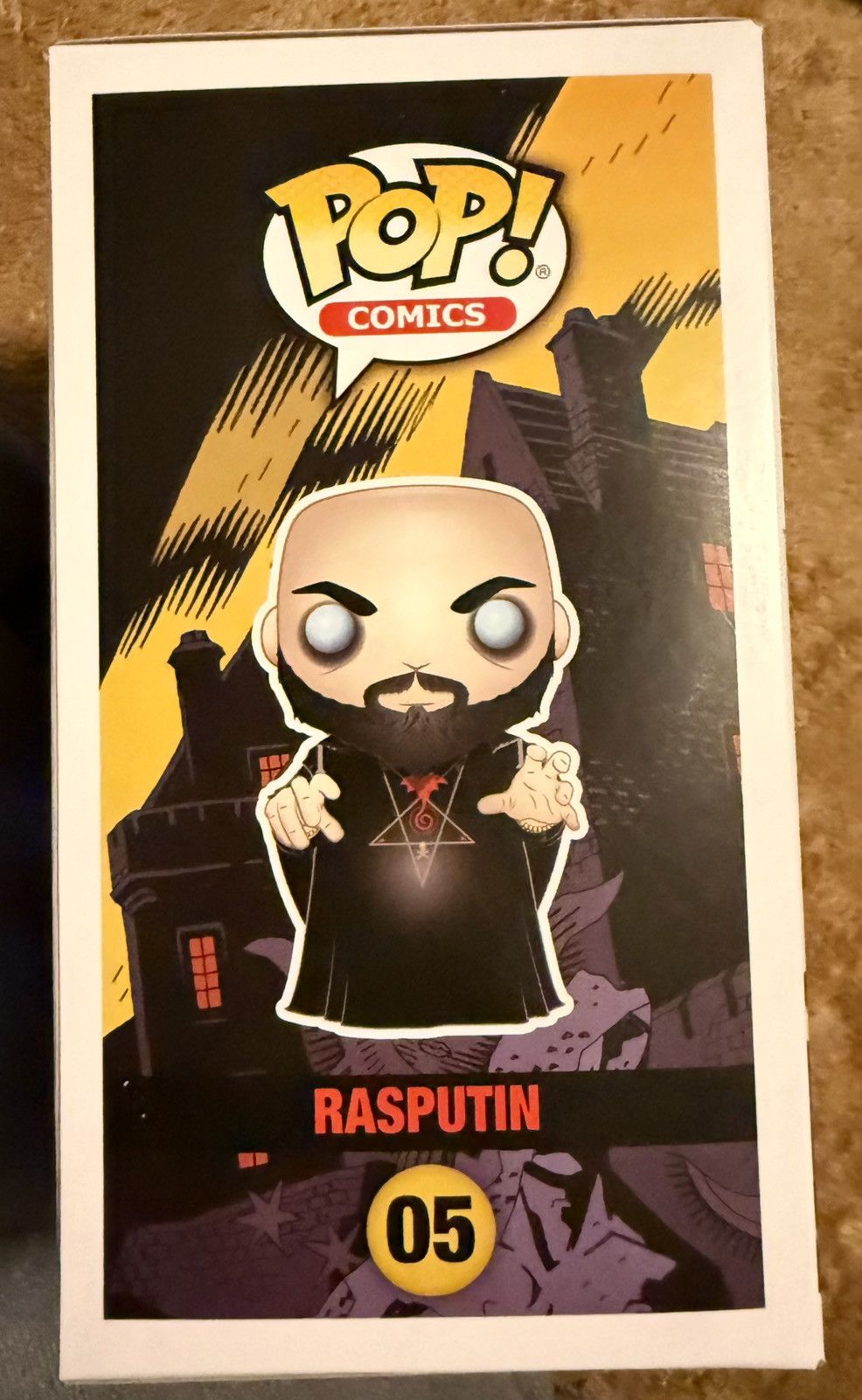 POP MART Funko Pop #05 Hellboy Rasputin Pop Comics, New in Box! Size ONE SIZE - 2 Thumbnail