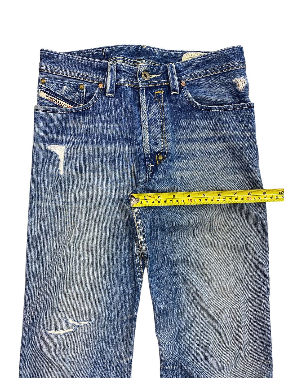 Diesel Vintage Diesel Blue Wash Distress Patch Style Flare Jeans Size US 28 / EU 44 - 11 Thumbnail