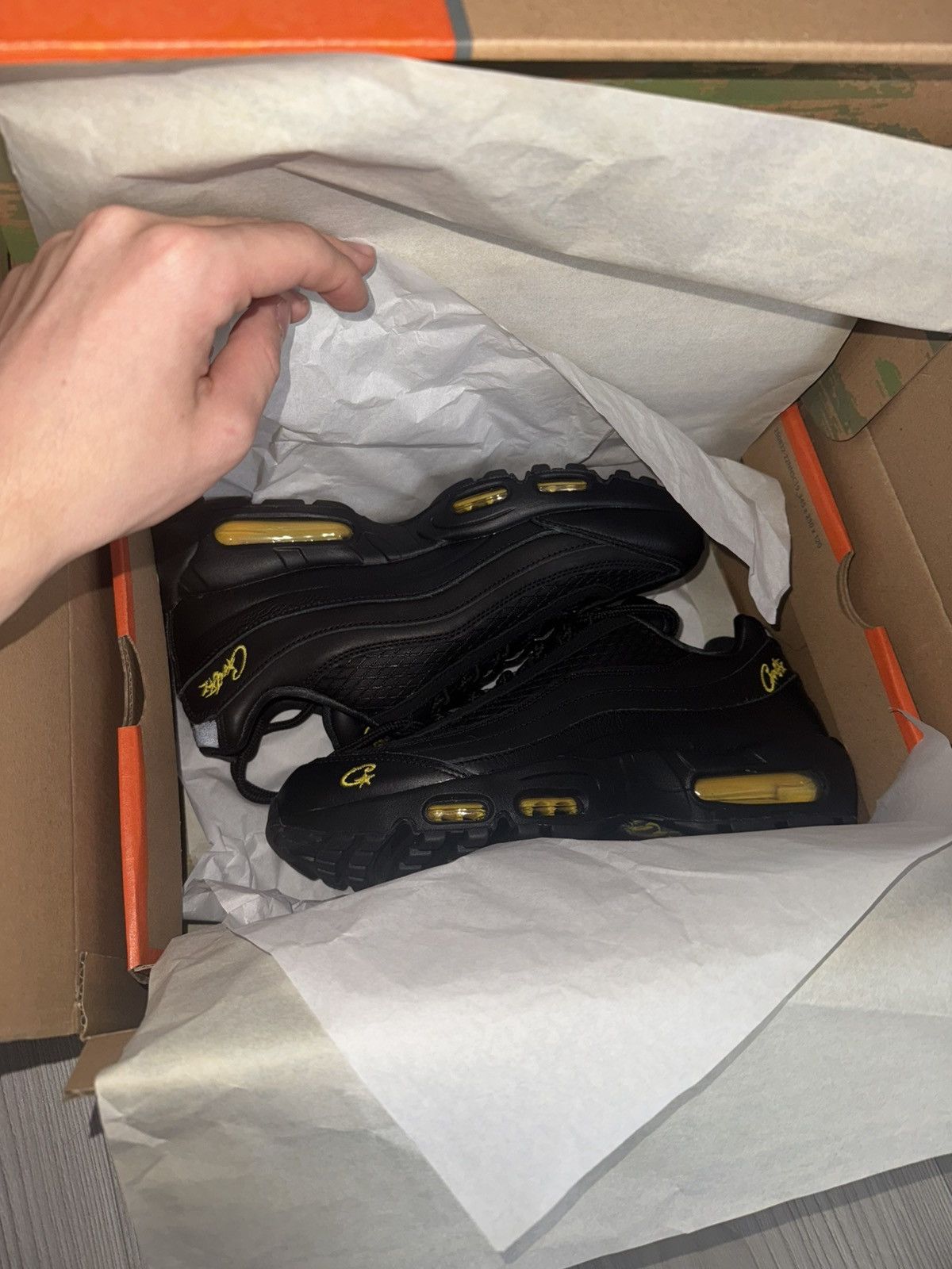 Corteiz × Nike CORTEIZ X NIKE AIR MAX 95 HONEY BLACKS Size US 10.5 / EU 43-44 - 8 Thumbnail