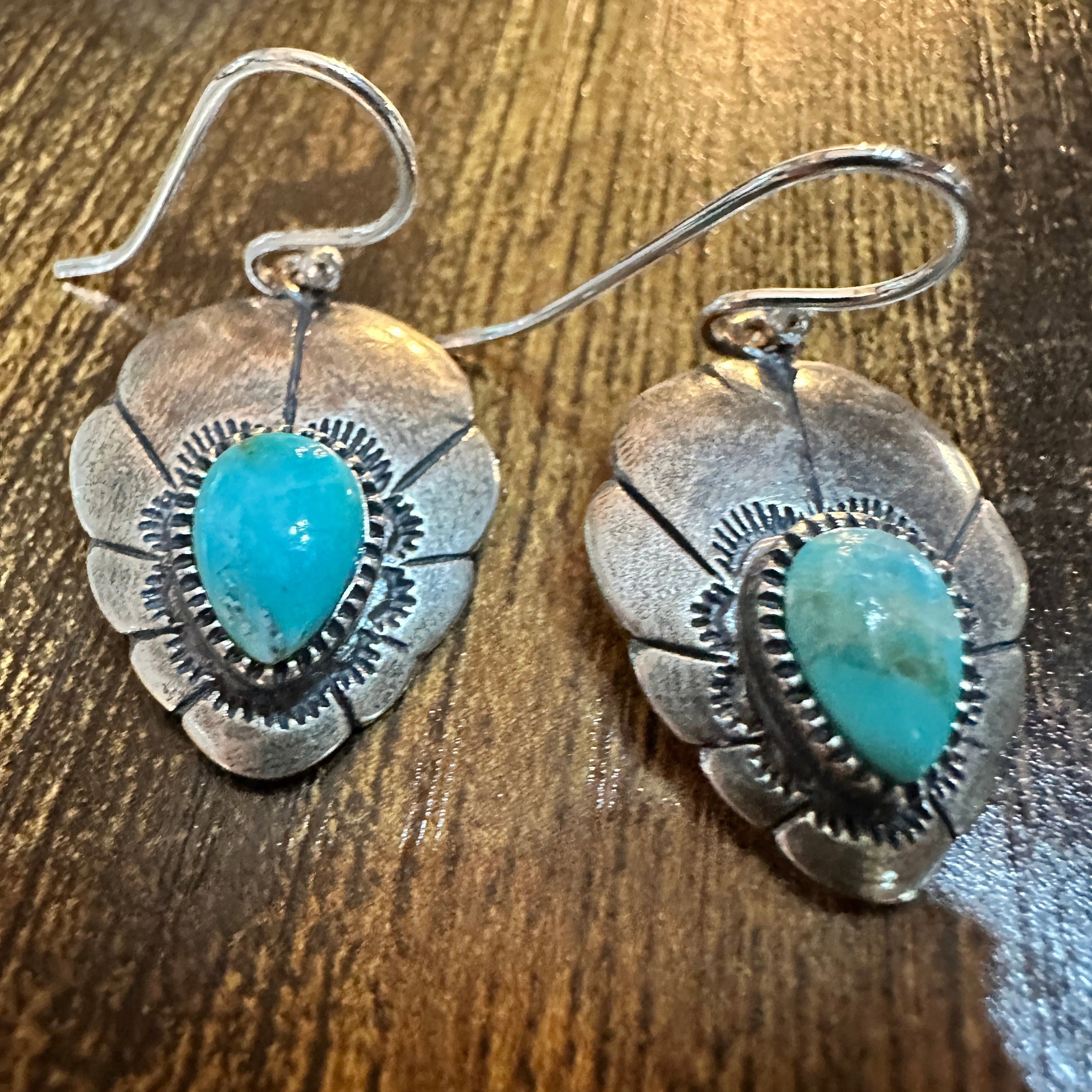 Other Native American Turquoise Dreamcatcher Wire Drop Earrings in Size ONE SIZE - 4 Thumbnail