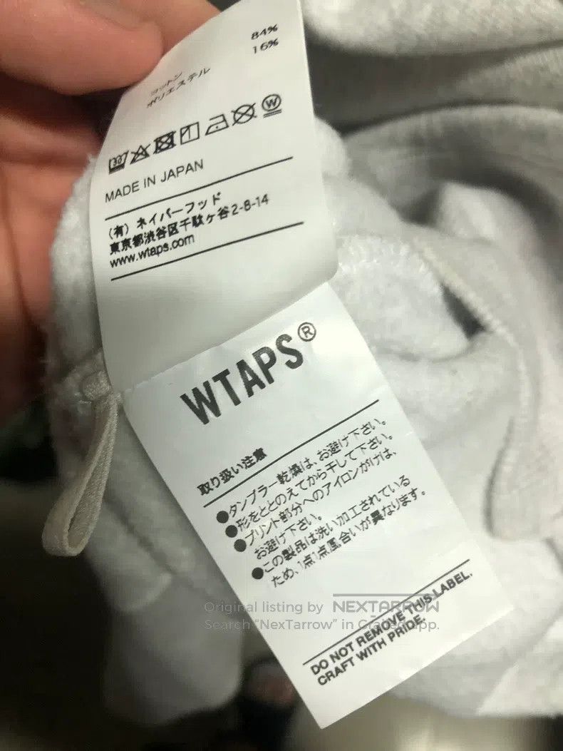 Wtaps Wtaps Bone Fur Hoodie Size US M / EU 48-50 / 2 - 5 Thumbnail