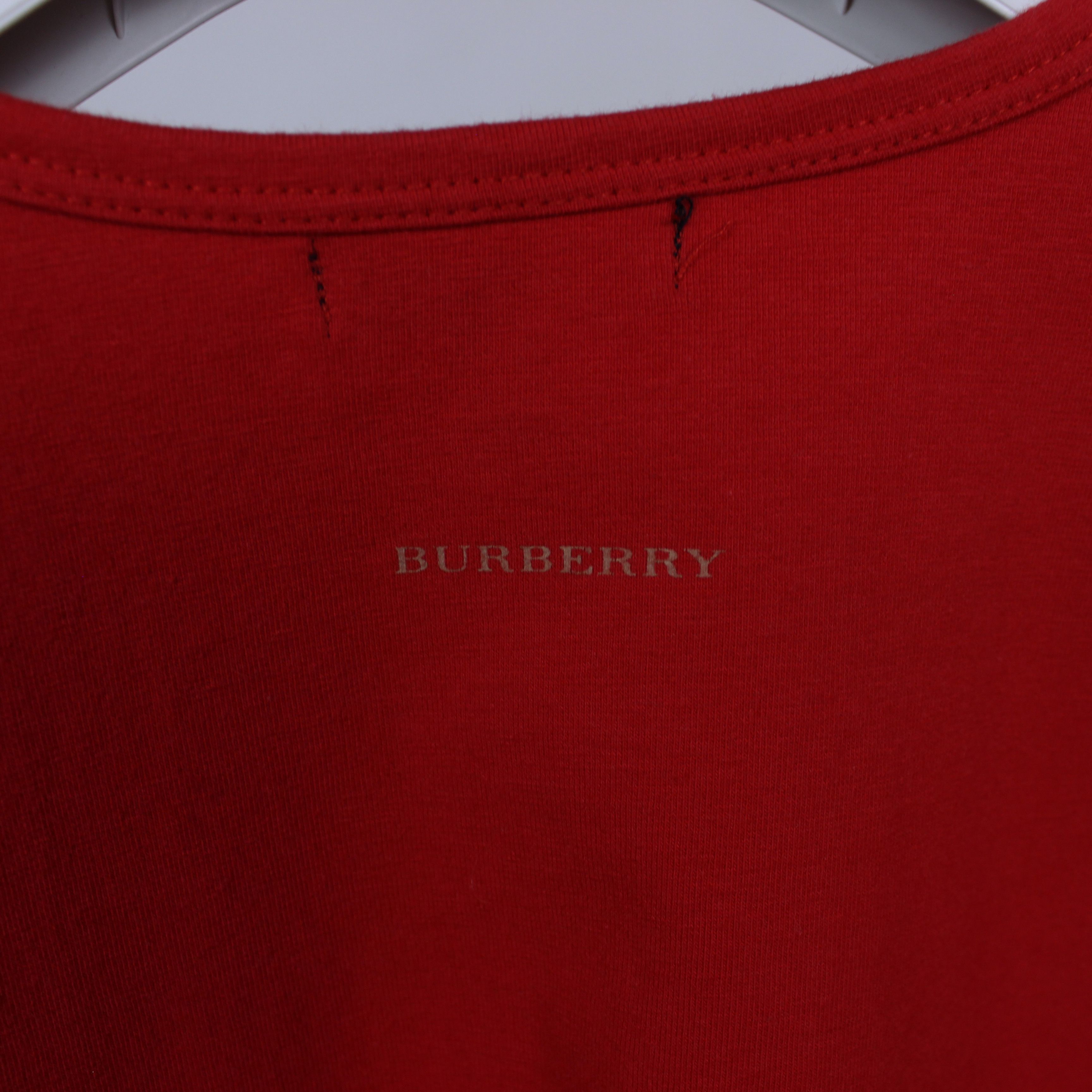 Burberry Burberry blouses long sleeve M L red Size L / US 10 / IT 46 - 3 Thumbnail