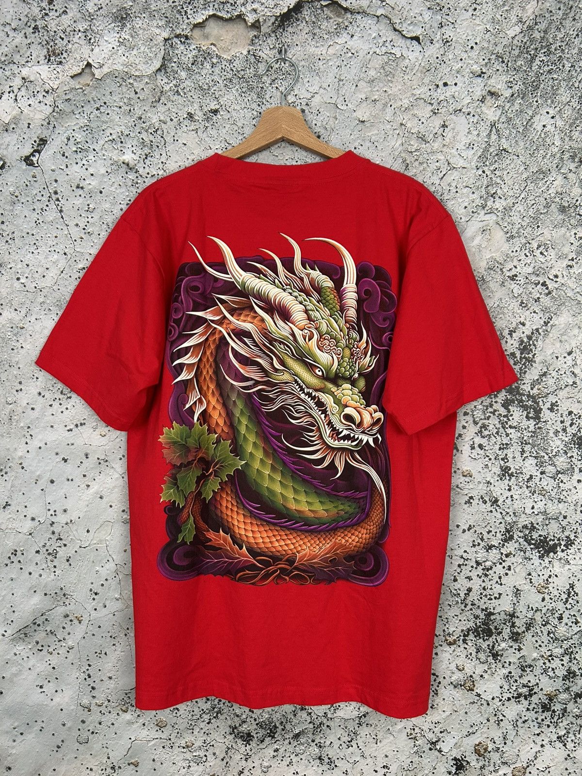 Vintage Vintage Dragon Japanese Graphic Tee Alternative Grunge Size US L / EU 52-54 / 3 - 4 Thumbnail
