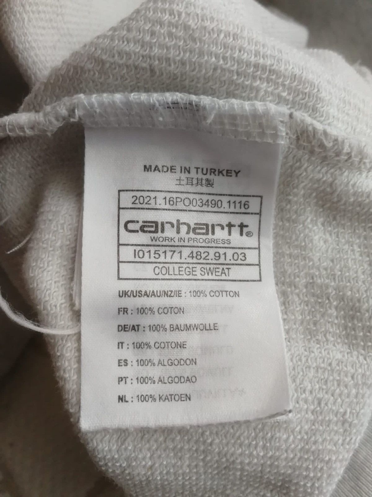 Other Carhartt logo crewneck Size US M / EU 48-50 / 2 - 4 Thumbnail