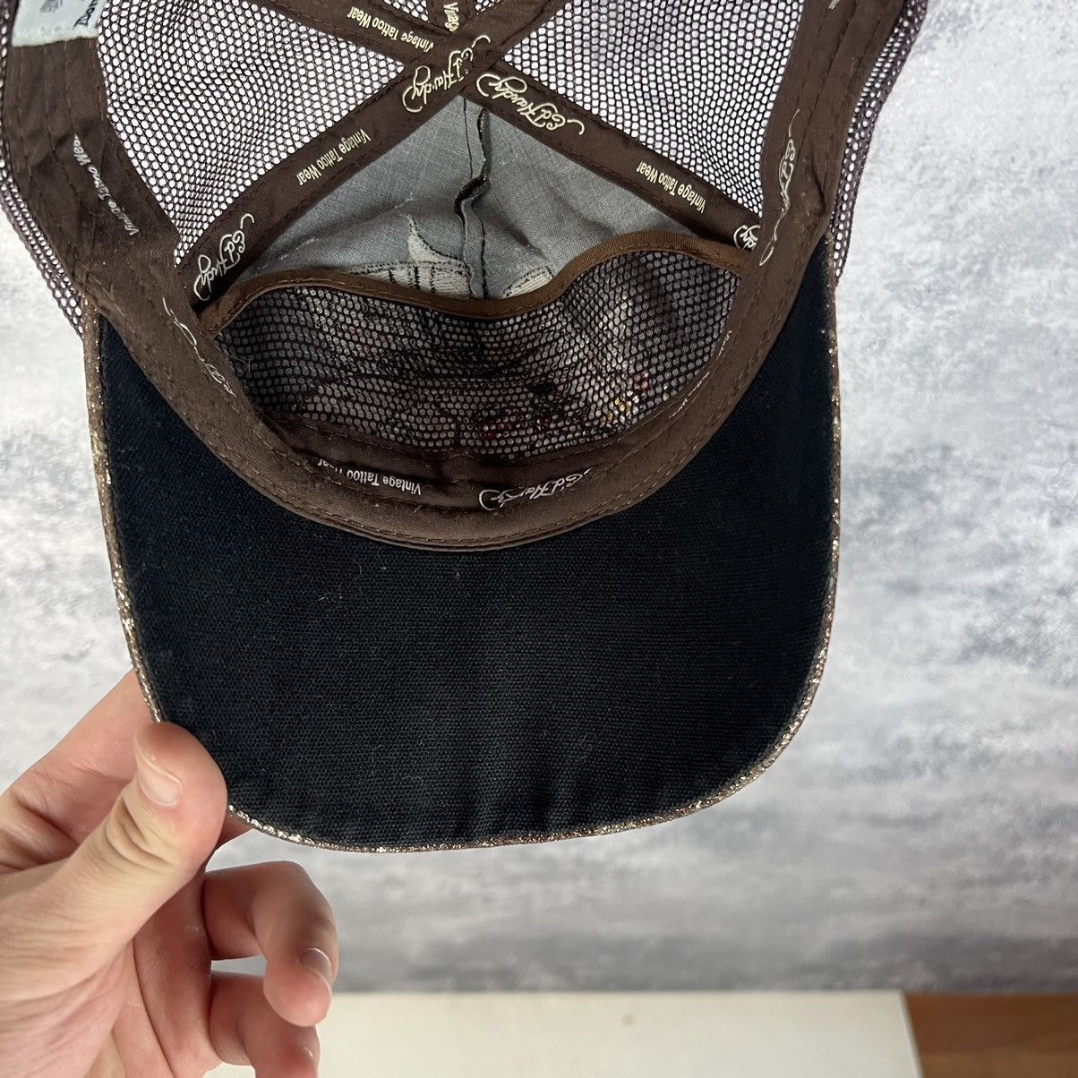 Ed Hardy Ed Hardy Christian Audigier Skull Vintage Cap Y2K Size ONE SIZE - 12 Thumbnail