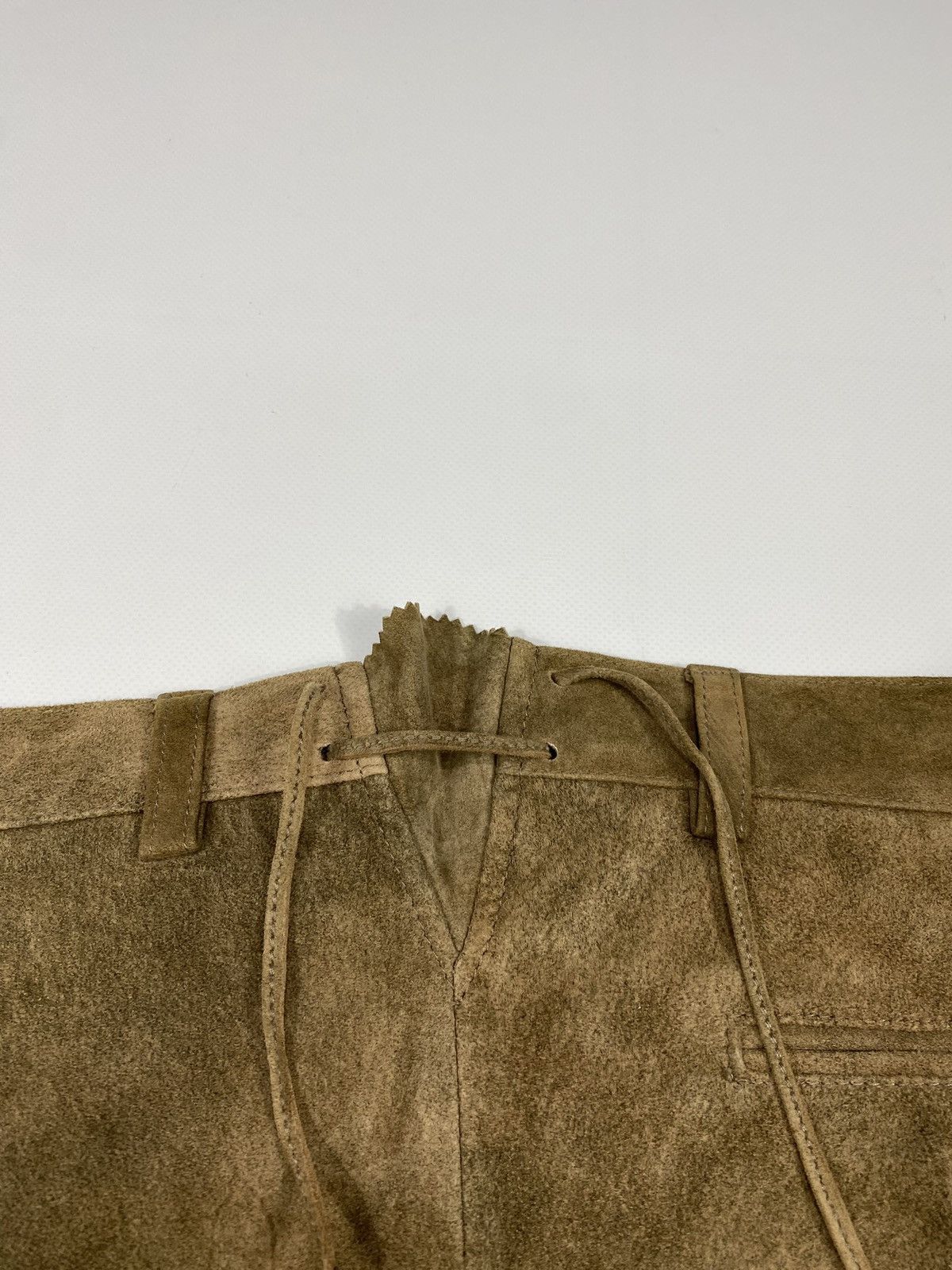Genuine Leather 🔥LASTDROP🔥 Leather Spieth Wensky Traditional Leather Shorts Size 31" - 16 Thumbnail