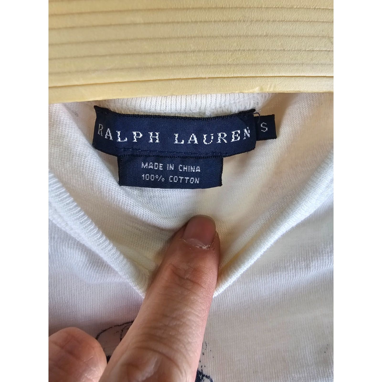 Polo Ralph Lauren VINTAGE 90' RALPH LAUREN POLO ANCHOR WHITE SINGLE STITCH TANK TOP WOMEN'S S SMALL Size S / US 4 / IT 40 - 5 Thumbnail