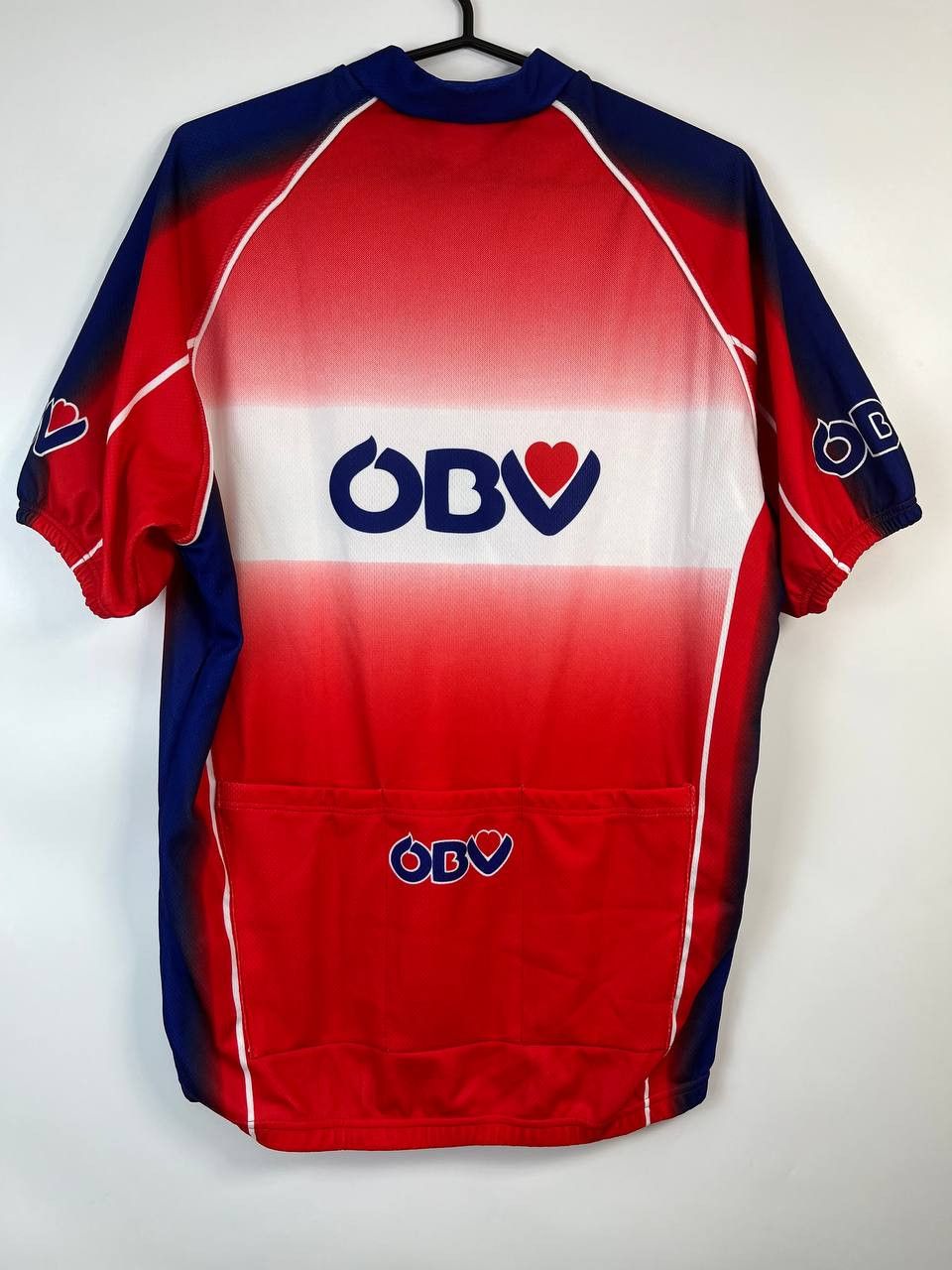 Gear for Sports OBV AUSTRIA CYCLING JERSEY TRO VINTAGE BIKE SHIRT SIZE L Size US L / EU 52-54 / 3 - 2 Thumbnail