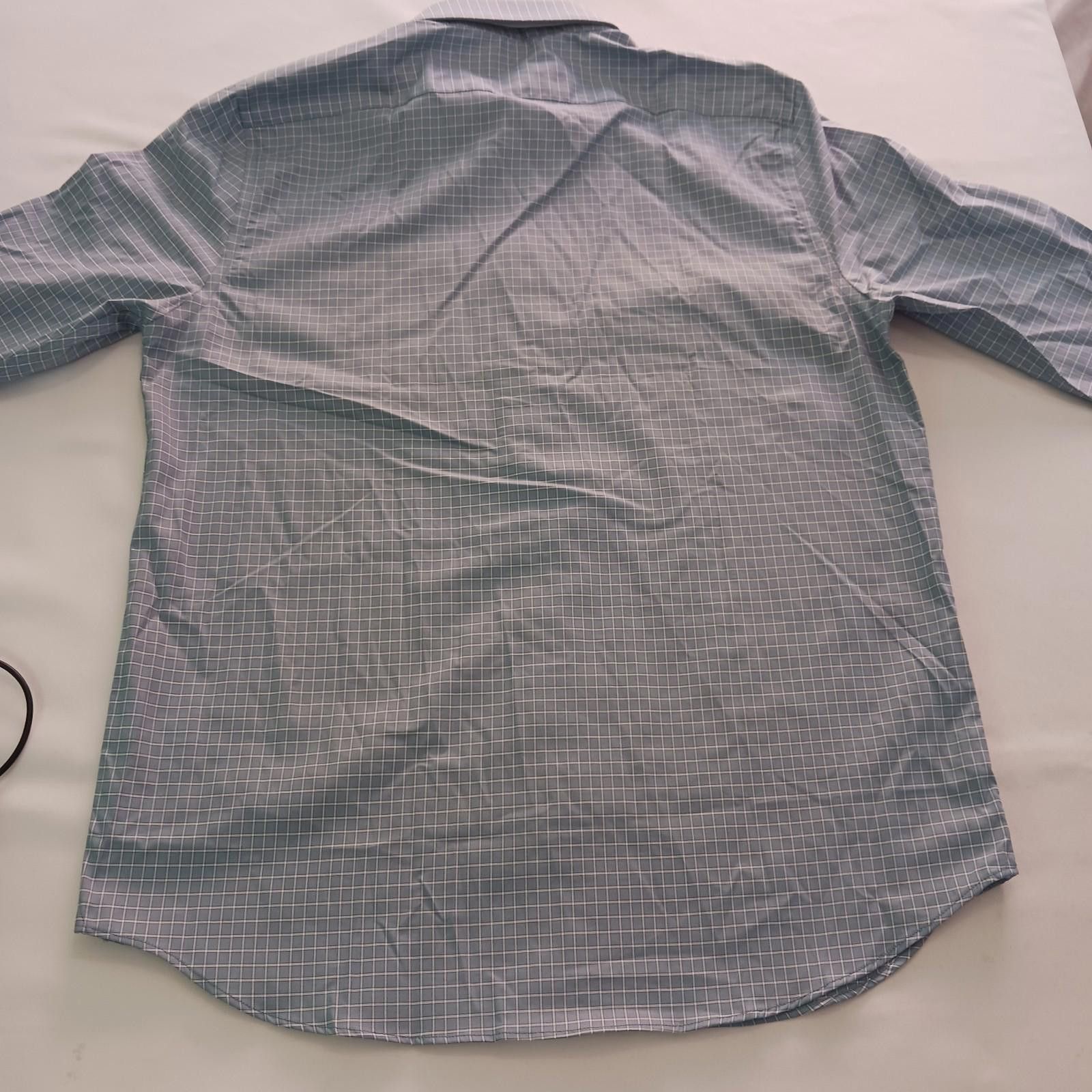 Banana Republic Banana Republic Men's XL Blue Plaid Cotton Slim Fit Shirt Size US XL / EU 56 / 4 - 10 Thumbnail
