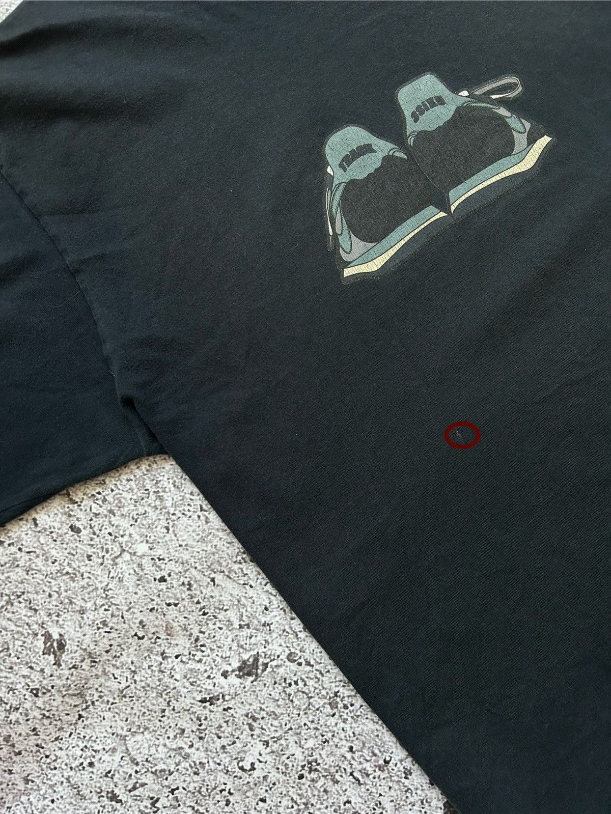 Nike × Vintage Vintage 90’s Nike Track 3six9 Logo Sneakers T-Shirt Size US XL / EU 56 / 4 - 7 Thumbnail