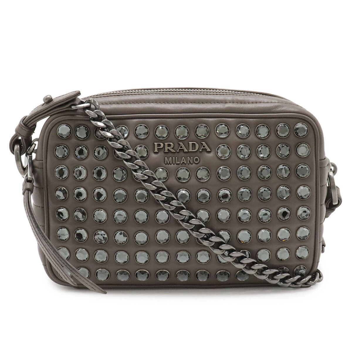 Prada Prada Prada VITELLO PHENIX leather shoulder bag Leather Shoulder Bag 1BH103 DUTY FREE for USA Size ONE SIZE - 1 Thumbnail