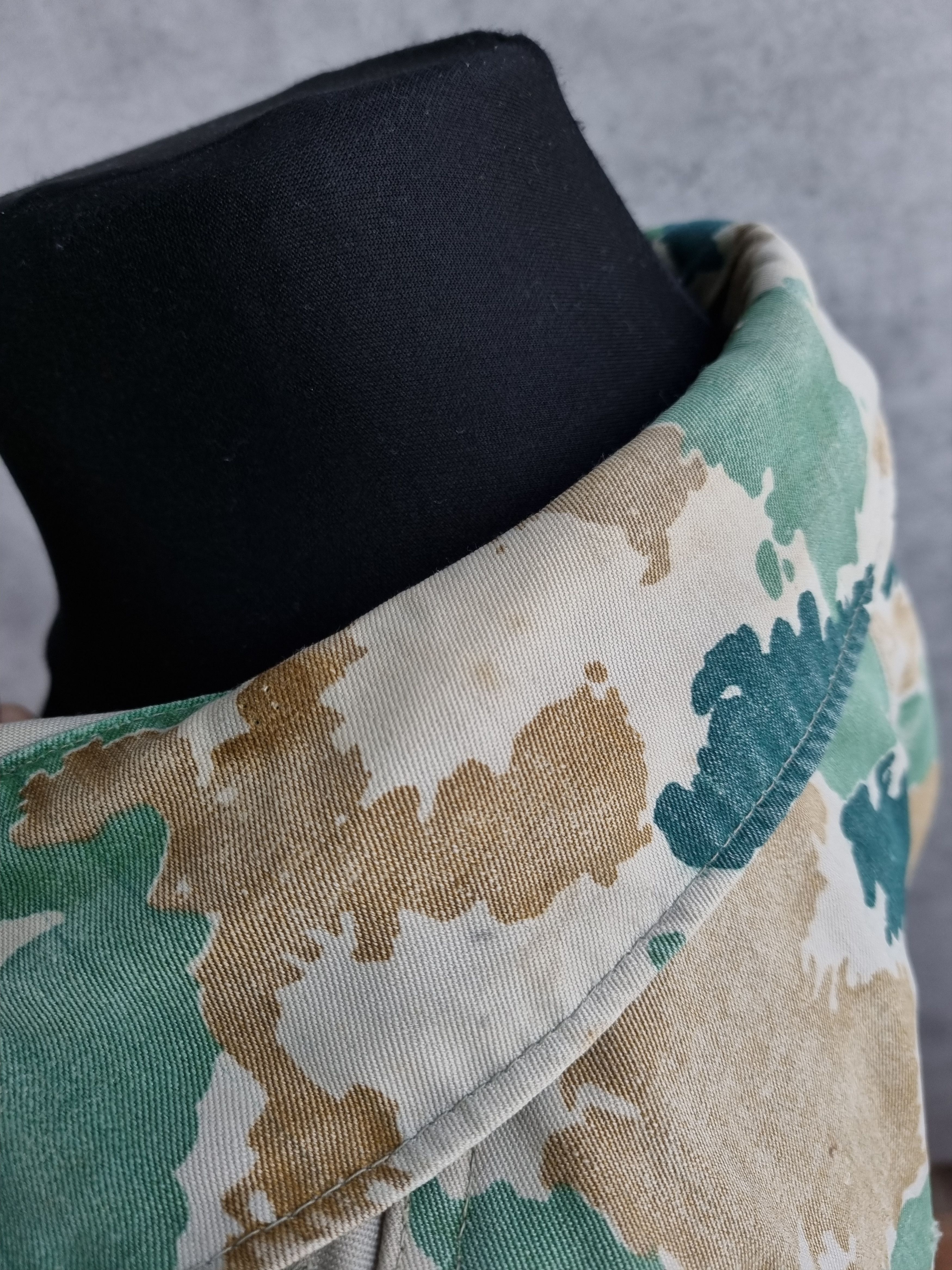 Vintage 50s East German NVA Blumentarn Camouflage Jacket Over Shirt Size US M / EU 48-50 / 2 - 19 Thumbnail