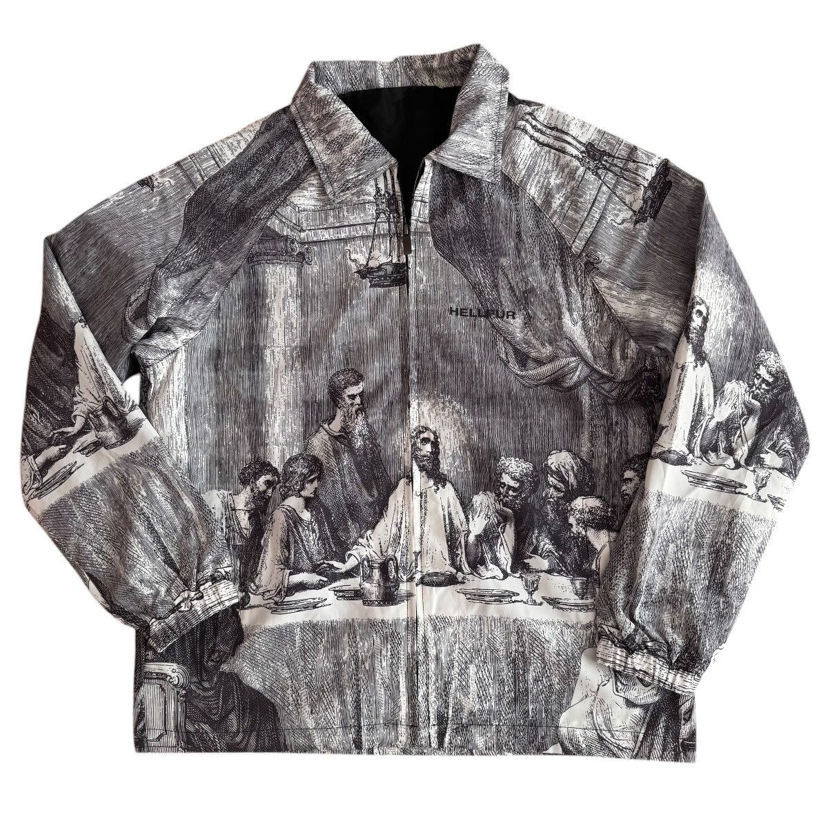Other Hellpur The Last Supper Leonardo Da Vinci Zip Light Jacket Size US L / EU 52-54 / 3 - 1 Thumbnail