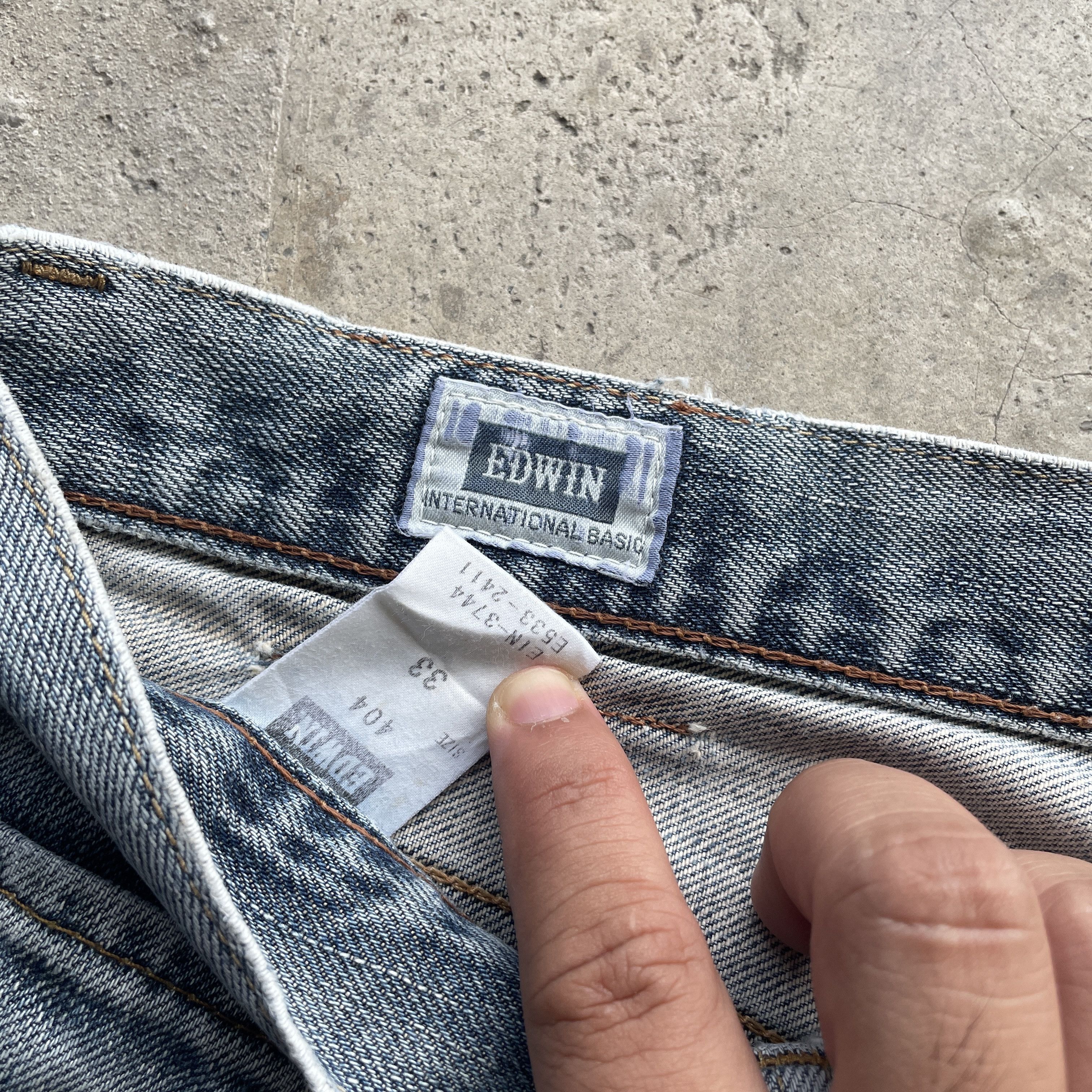 Edwin W34x31 VINTAGE EDWIN JEANS FADED JAPAN DENIM PANTS Size US 34 / EU 50 - 8 Thumbnail