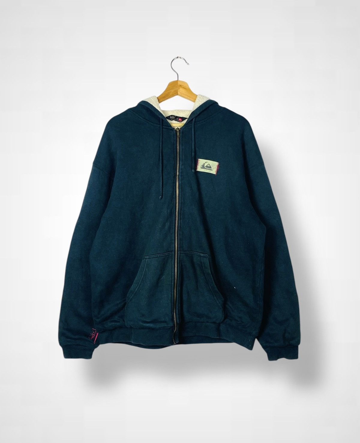 Quicksilver Vintage Quicksilver Zipper Hoodie Size US M / EU 48-50 / 2 - 1 Thumbnail