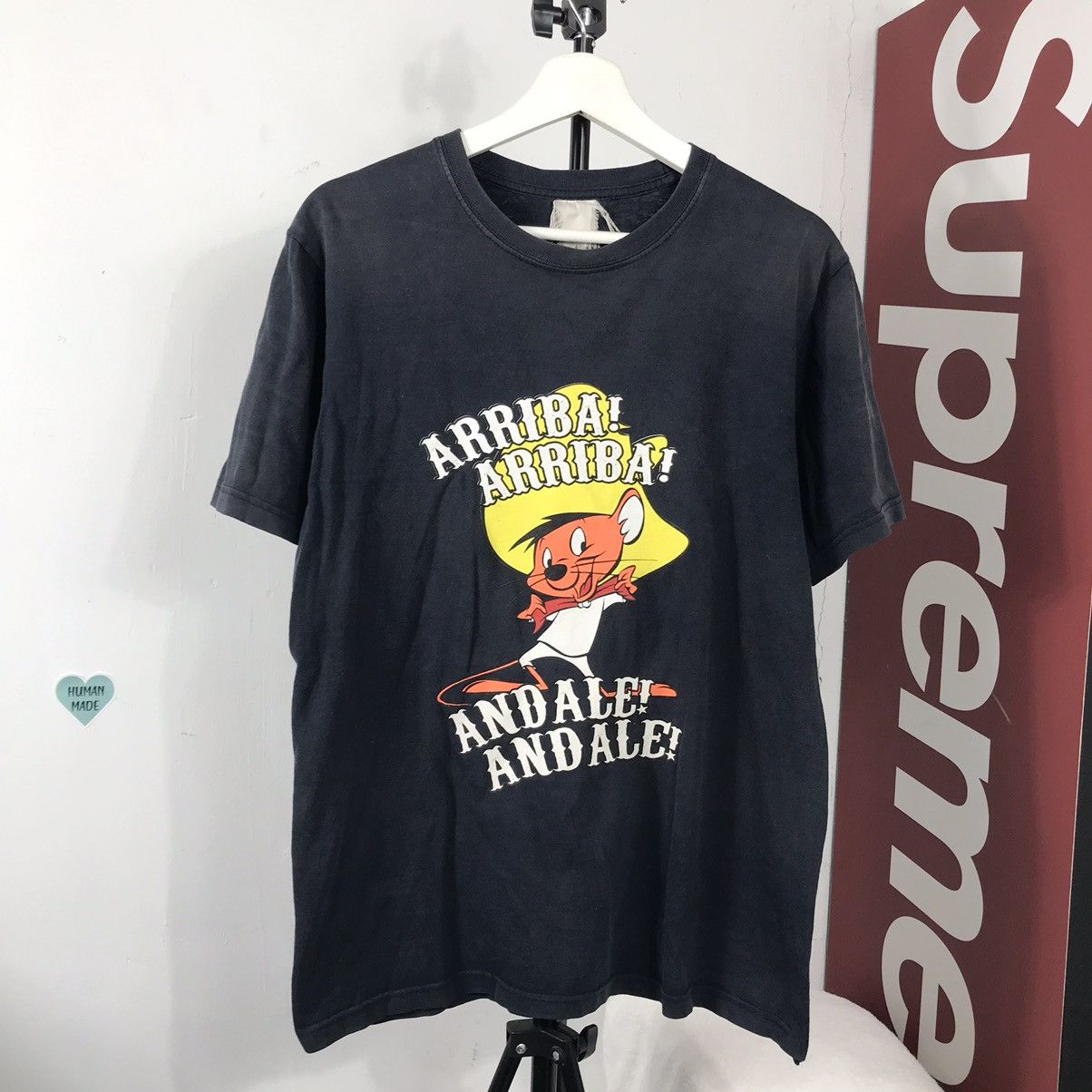 Cartoon Network Vintage Speedy Gonzales Big Logo Tee 1996 90s Size US M / EU 48-50 / 2 - 1 Thumbnail