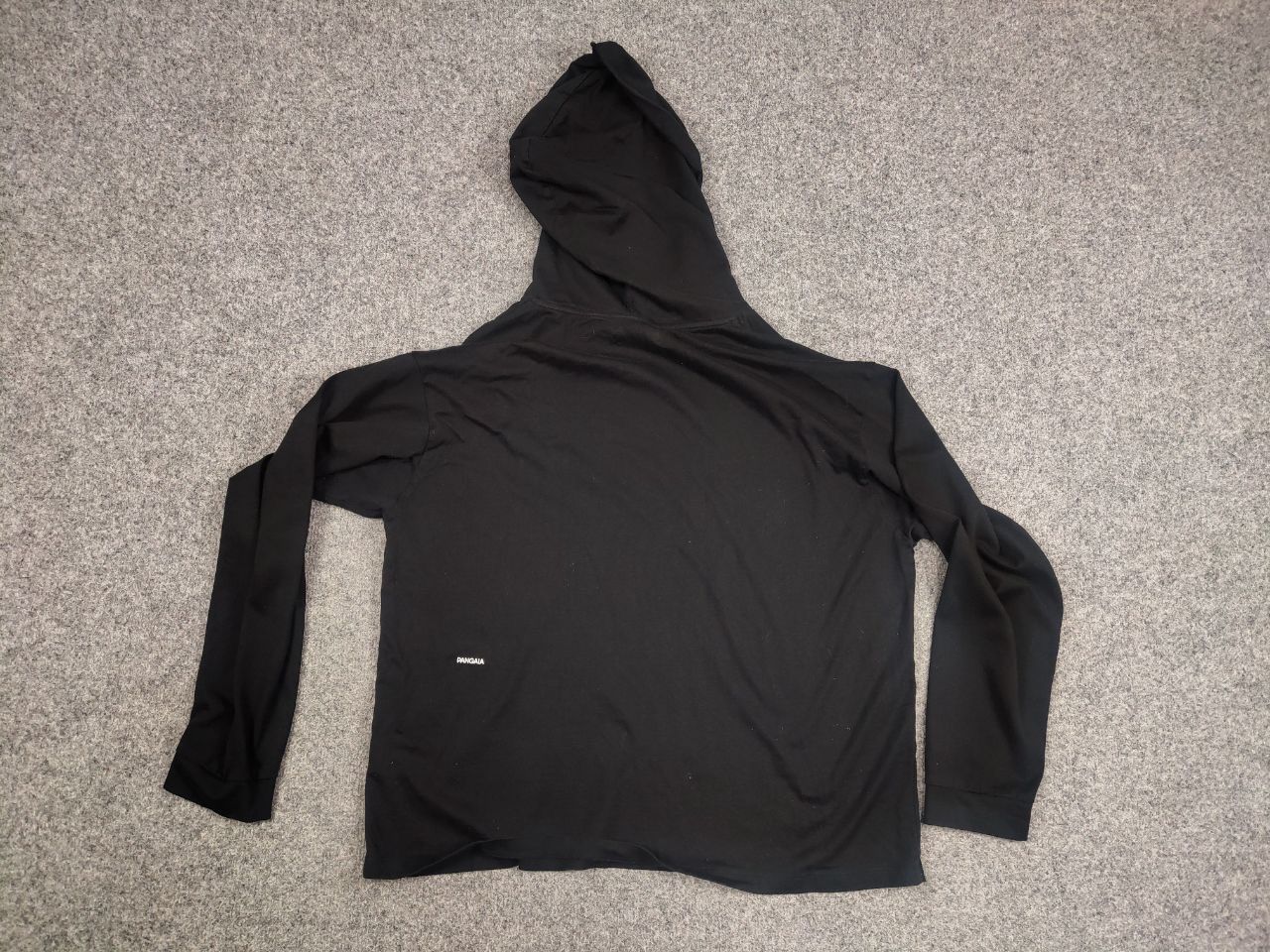 Pangaia Pangaia Design Black Organic Cotton Oversized Light Hoodie Size XL / US 12-14 / IT 48-50 - 14 Thumbnail