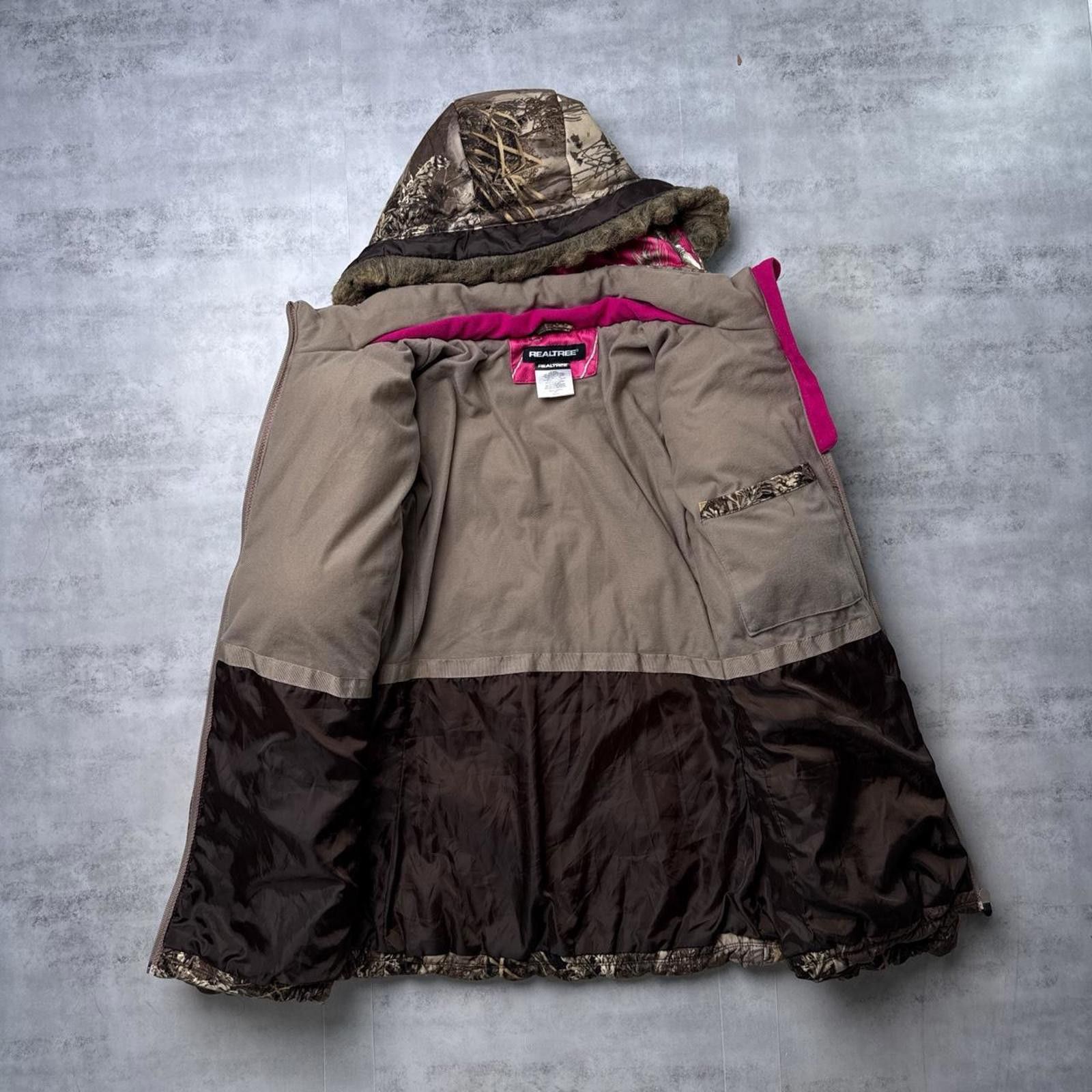 Realtree Y2K Realtree Hooded Polar Camo Jacket Size XL / US 12-14 / IT 48-50 - 3 Thumbnail