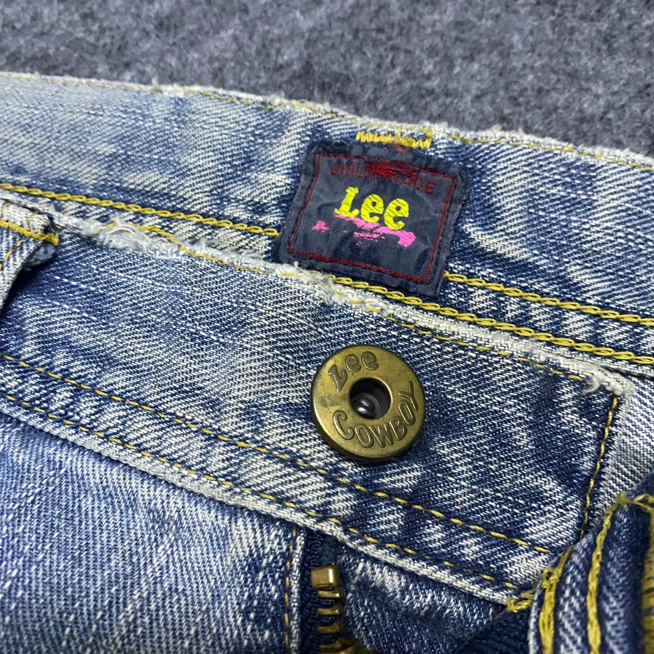 If Six Was Nine 💥Best offer💥Vintage Lee Cowboy Selvegde Distressed Denim Size US 30 / EU 46 - 11 Thumbnail