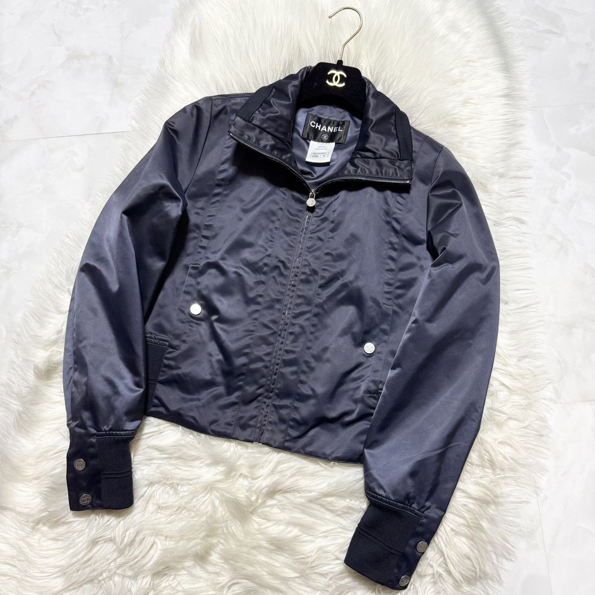 Chanel Recent Model Chanel Nylon Blouson Bomber Jacket Size XS / US 0-2 / IT 36-38 - 5 Thumbnail