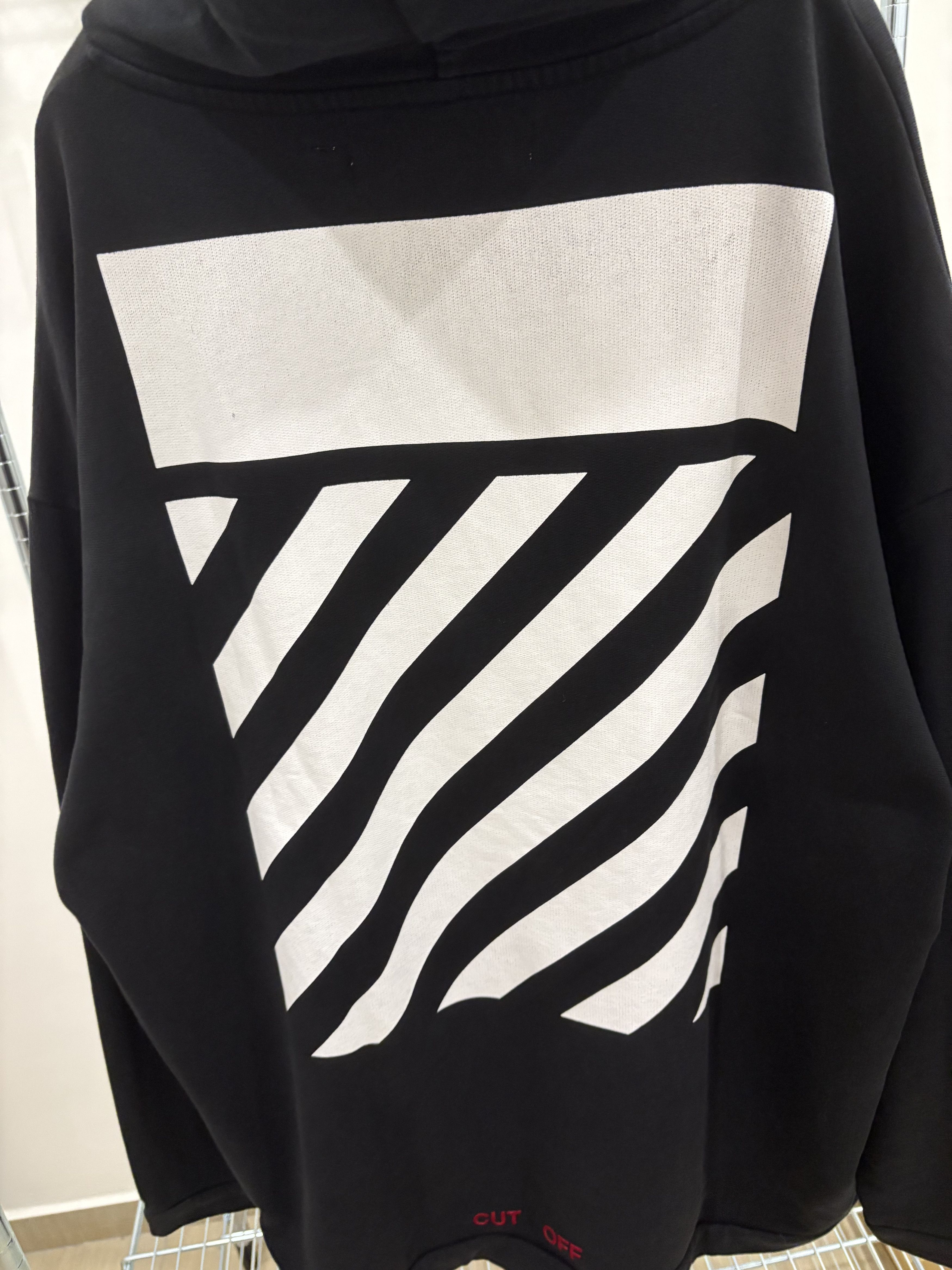 Off-White Off-White c/o Virgil Abloh Nebraska "CUT OFF" Hoodie Size US L / EU 52-54 / 3 - 11 Thumbnail