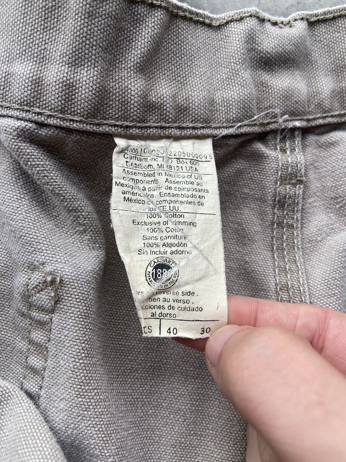 Carhartt Crazy Vintage Baggy Y2K Wide Leg Baggy Carhartt Work Pants Size US 38 / EU 54 - 5 Thumbnail