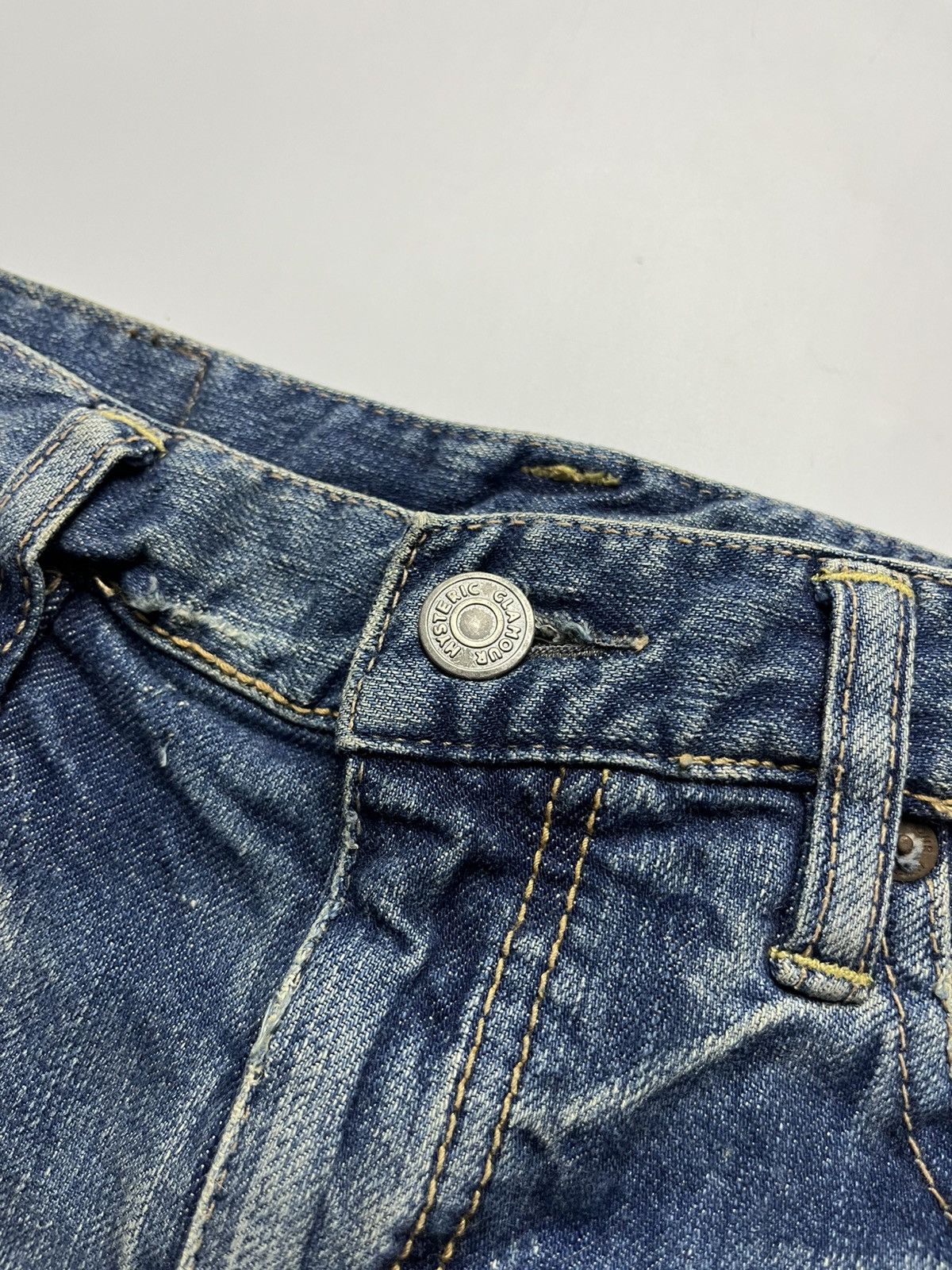 Hysteric Glamour Hysteric Glamour x Ramones Blitzkrieg Bop Studded Mini Skirt Size 29" - 12 Thumbnail