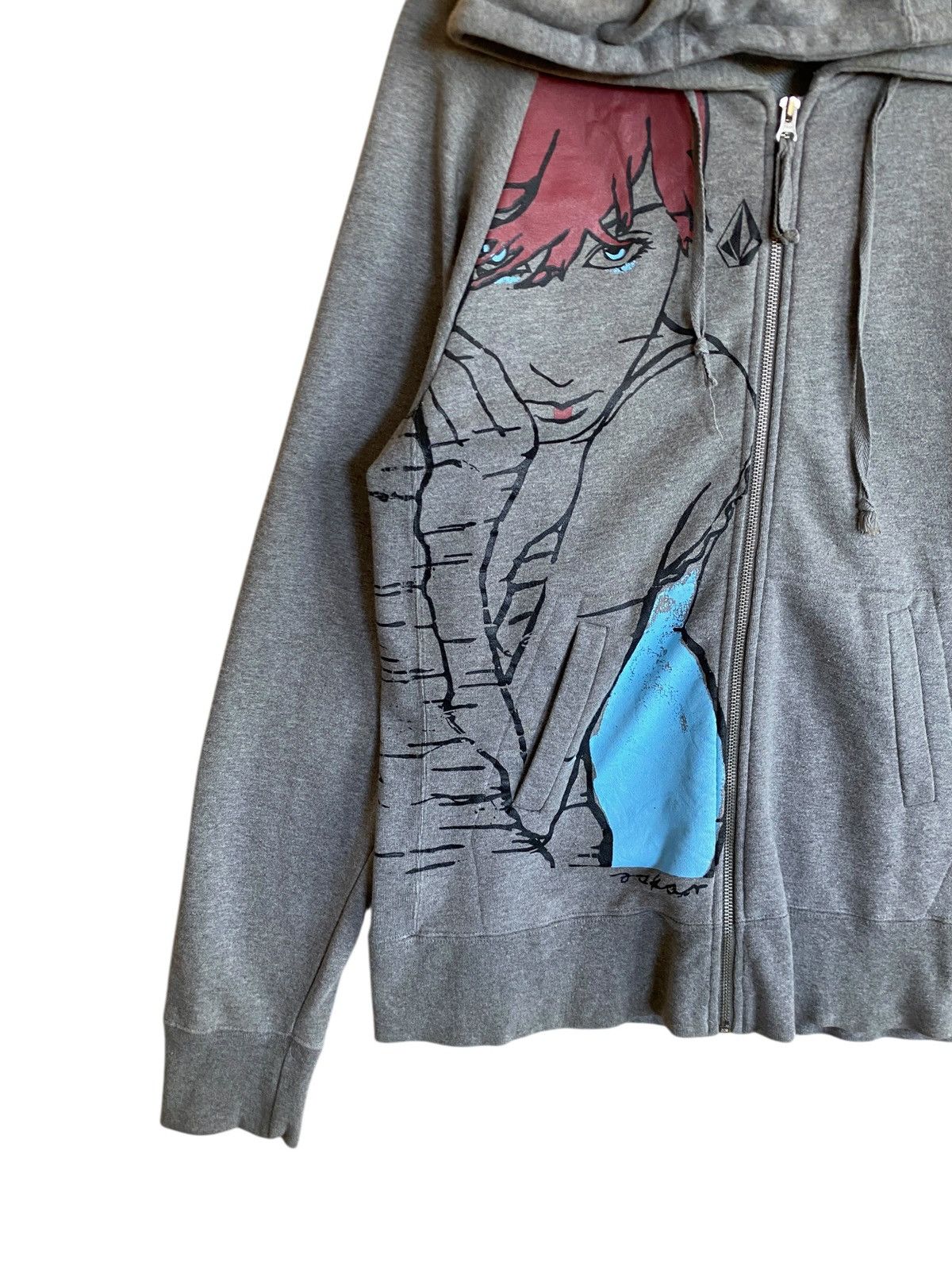 Volcom Vintage Japanese Brand Volcom Zipper Hoodie 1990s Size US M / EU 48-50 / 2 - 4 Thumbnail