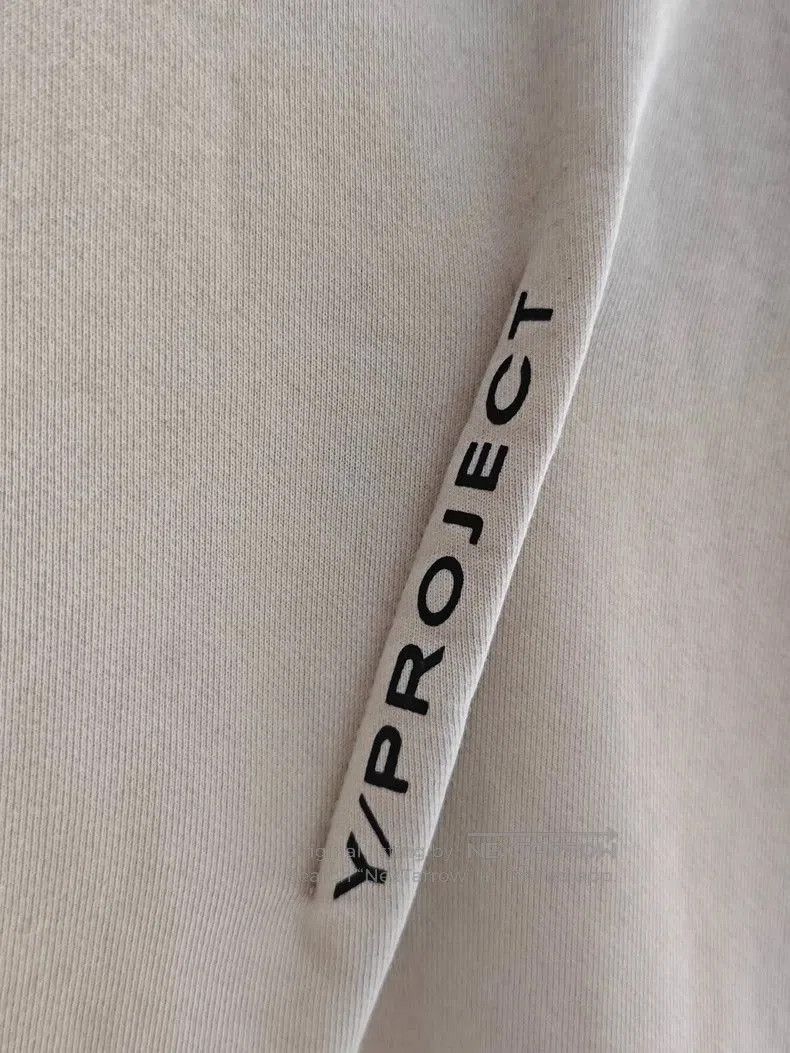 Y/Project Y Project Distressed Slogan Sweatshirt. Size US L / EU 52-54 / 3 - 5 Thumbnail