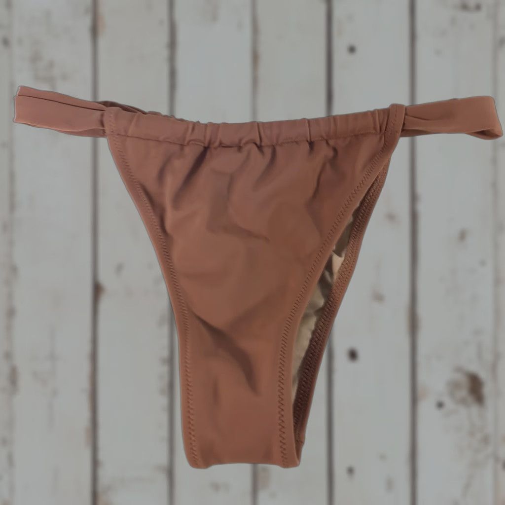 Vintage Shade & Shore Mauve Cheeky Bikini Bottoms Womens Size S Swimwear Size 28" / US 6 / IT 42 - 1 Thumbnail