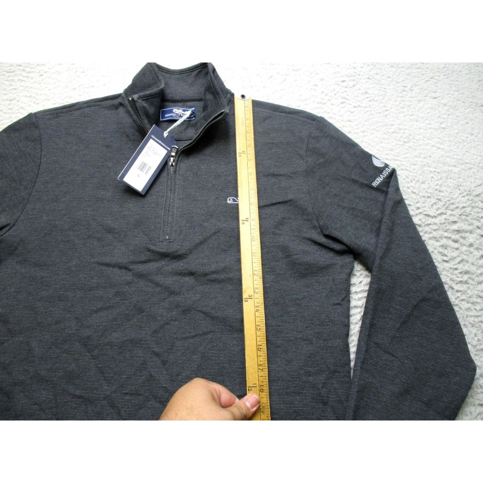 Vineyard Vines Vineyard Vines Quarter Zip Pullover Mens S Black Long Sleeve Performance Top Size US S / EU 44-46 / 1 - 7 Thumbnail