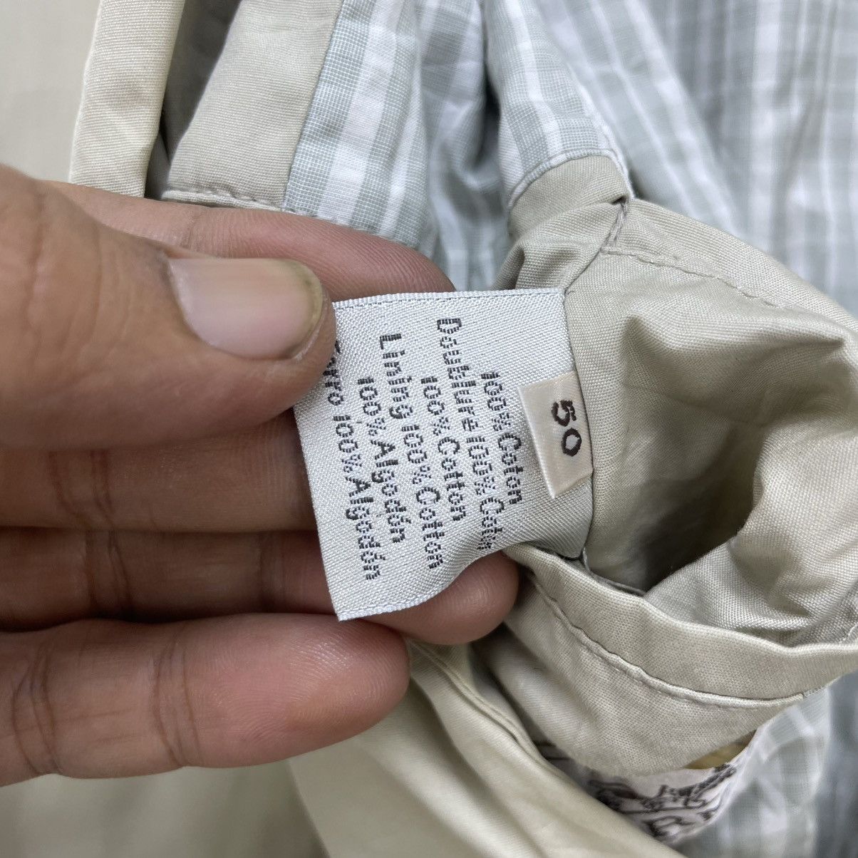 Hermes Trashed Vintage Hermes Made In France Size US M / EU 48-50 / 2 - 6 Thumbnail