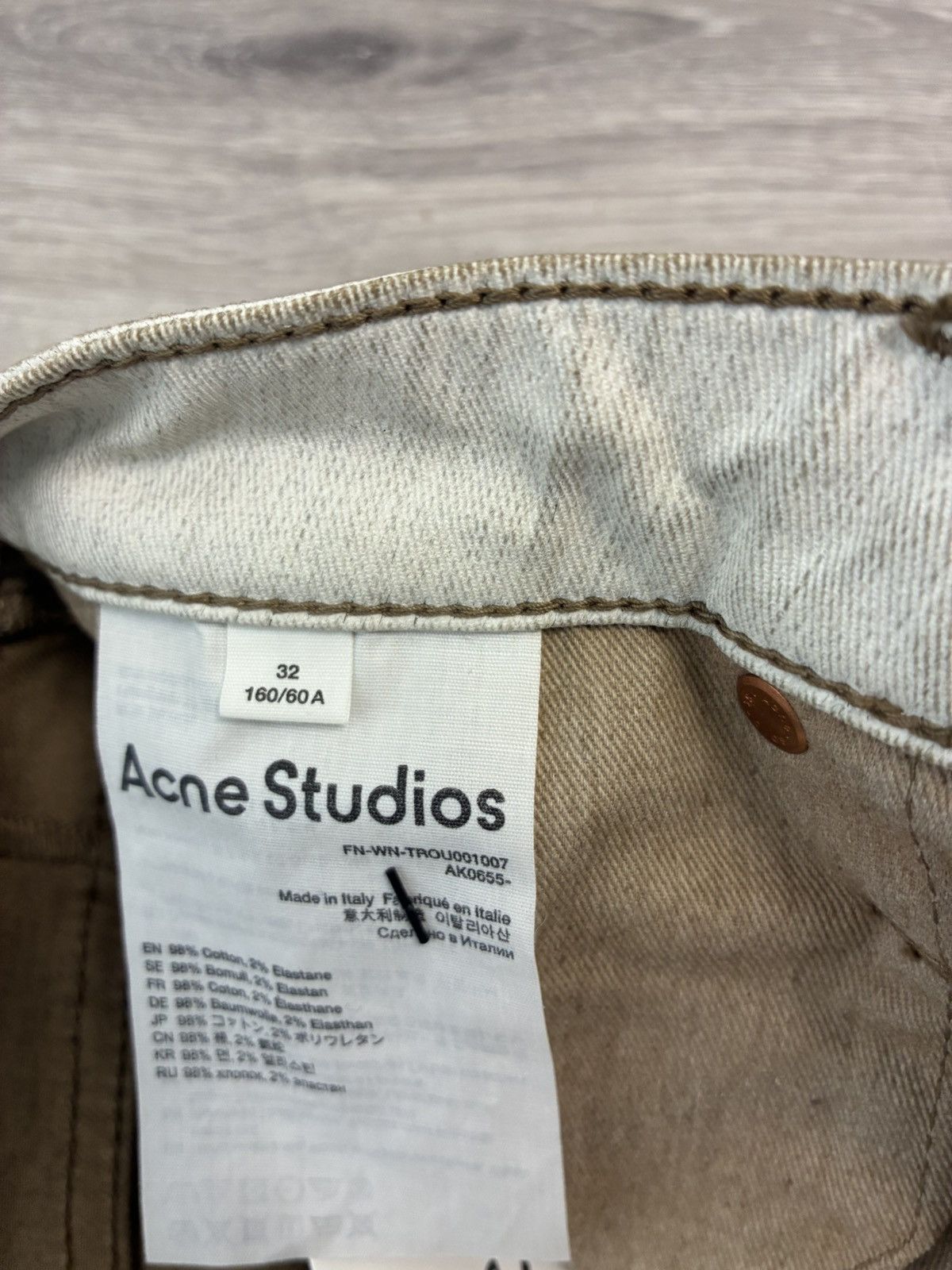 Acne Studios Pop pink trash jeans size 2 US Size 24" / US 00 / IT 34 - 6 Thumbnail