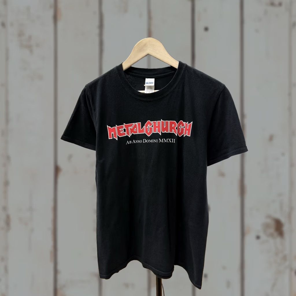Gildan VINTAGE Metal Church Heavy Thrash Metal T-Shirt Rare Retro Size M Mens Black T-Shirt Thrash Metal Retro Gildan Vintage Shirt Size US M / EU 48-50 / 2 - 1 Thumbnail