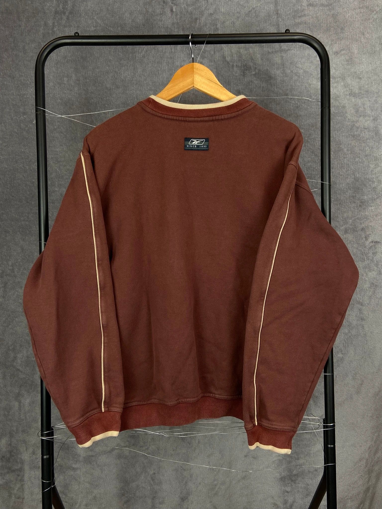 Reebok Reebok Brown Sweatshirt M Vintage Streetwear Size US M / EU 48-50 / 2 - 6 Thumbnail