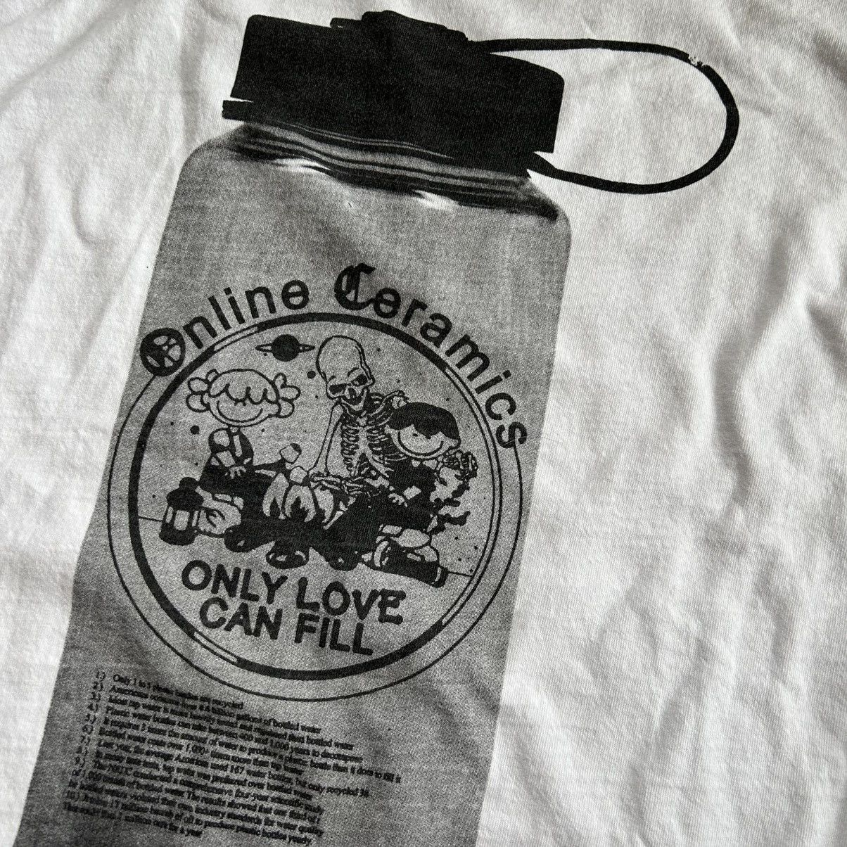 Online Ceramics Nalgene® ONLY LOVE CAN FiLL water bottle tee Made in USA Size US XL / EU 56 / 4 - 12 Thumbnail