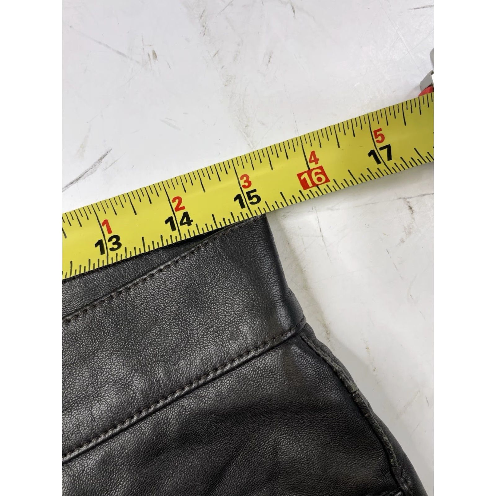 Old Navy VINTAGE Old Navy Leather Pants Women's Regular Bootcut Black 6 Lined Size 28" / US 6 / IT 42 - 7 Thumbnail