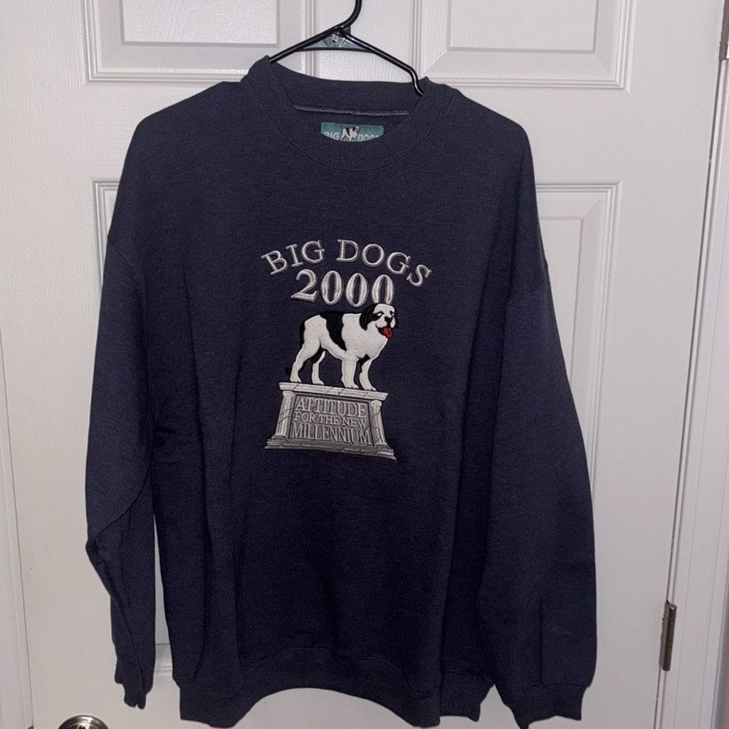 Big Dogs Vintage Big Dogs 2000 Attitude For New Millennium Sz Large Size US L / EU 52-54 / 3 - 1 Thumbnail