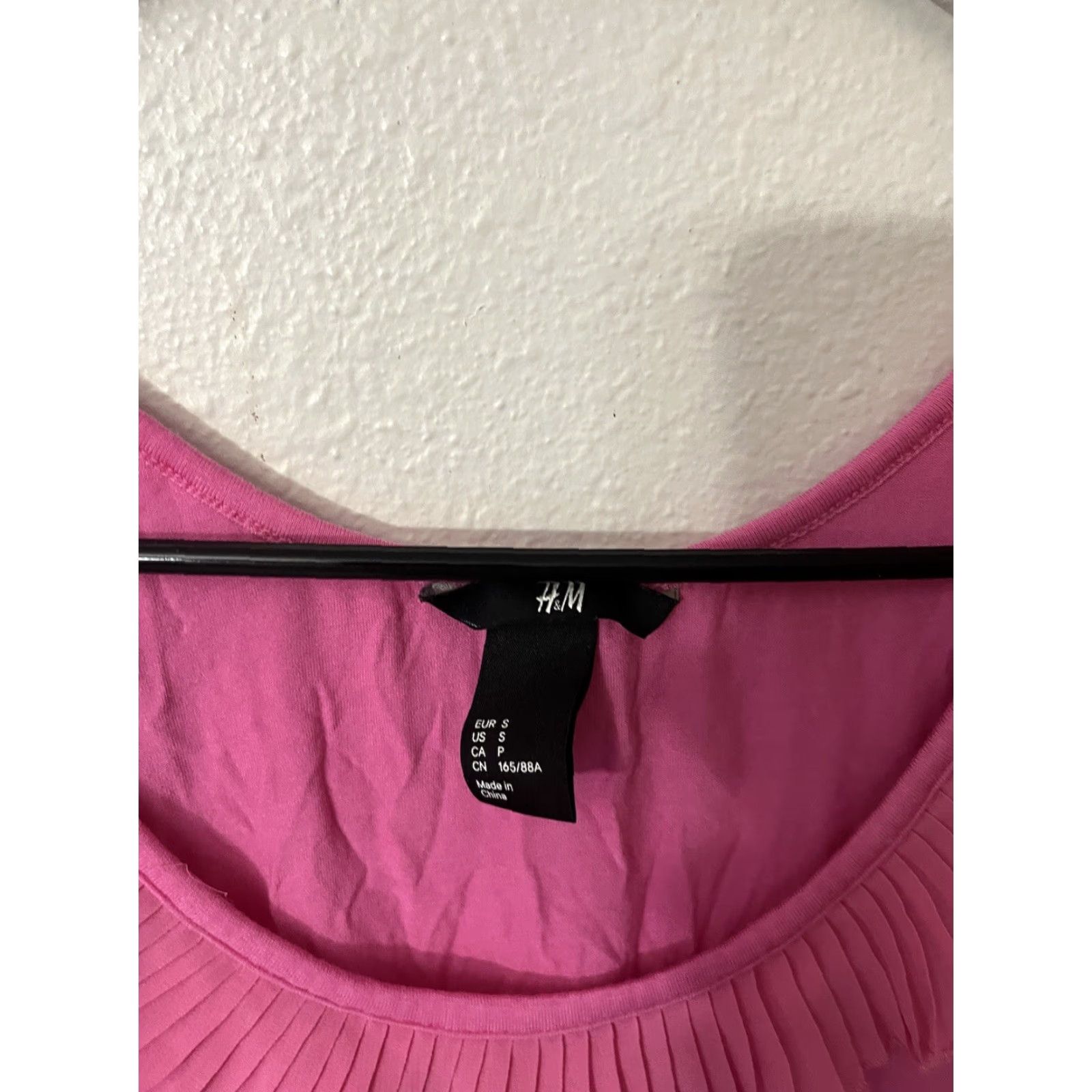 H&M VINTAGE H&M Tank Women Pink S Solid Viscose Adult Small Tank Top Women Pink S Viscose Basic 90s Concert? Size S / US 4 / IT 40 - 2 Thumbnail
