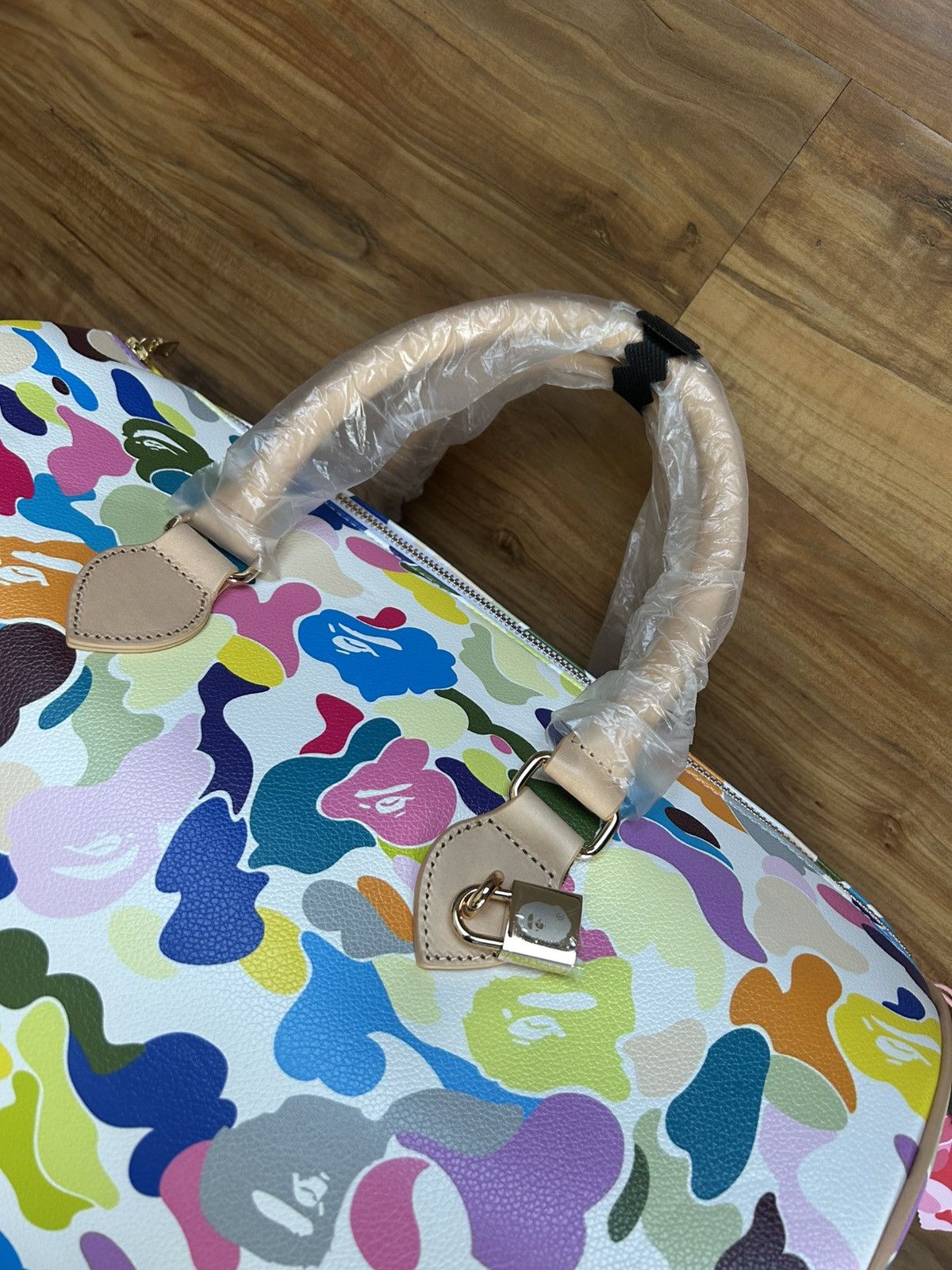 NEW Bape Multi Camo Boston Bag