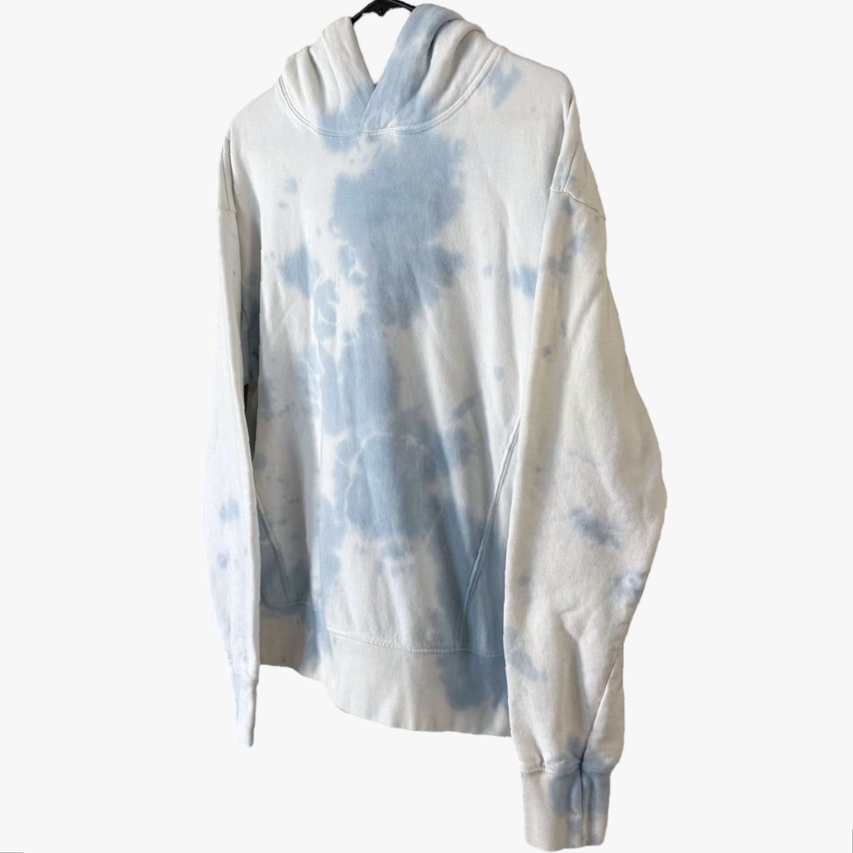 Vintage VINTAGE Dannijo Tie Dye Hoodie Pullover Women's Large Blue 100% Cotton Activewear Size L / US 10 / IT 46 - 2 Thumbnail
