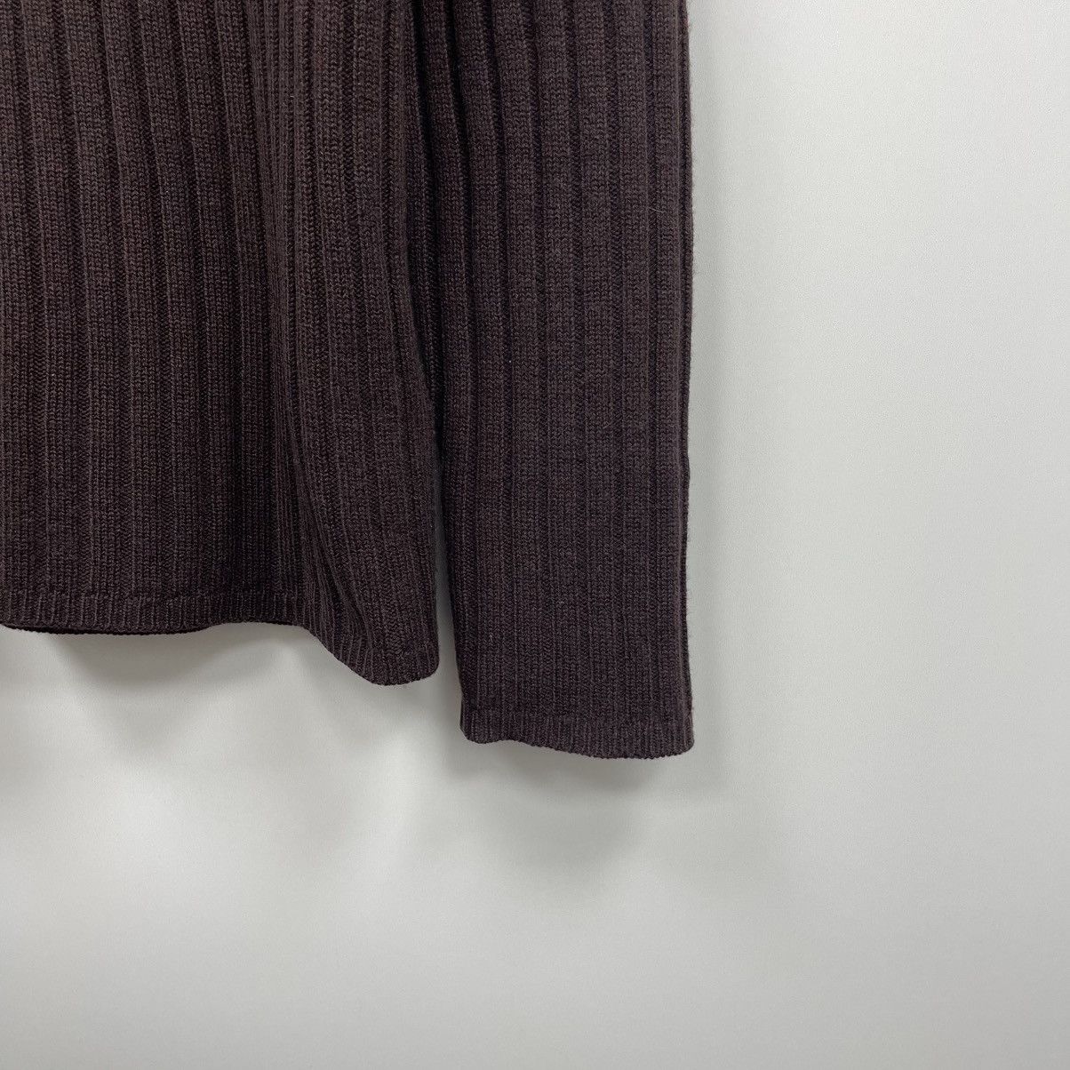 John Varvatos John Varvatos Wool/Cashmere Turtle Neck FA15 Sweater Brown Size US L / EU 52-54 / 3 - 4 Thumbnail